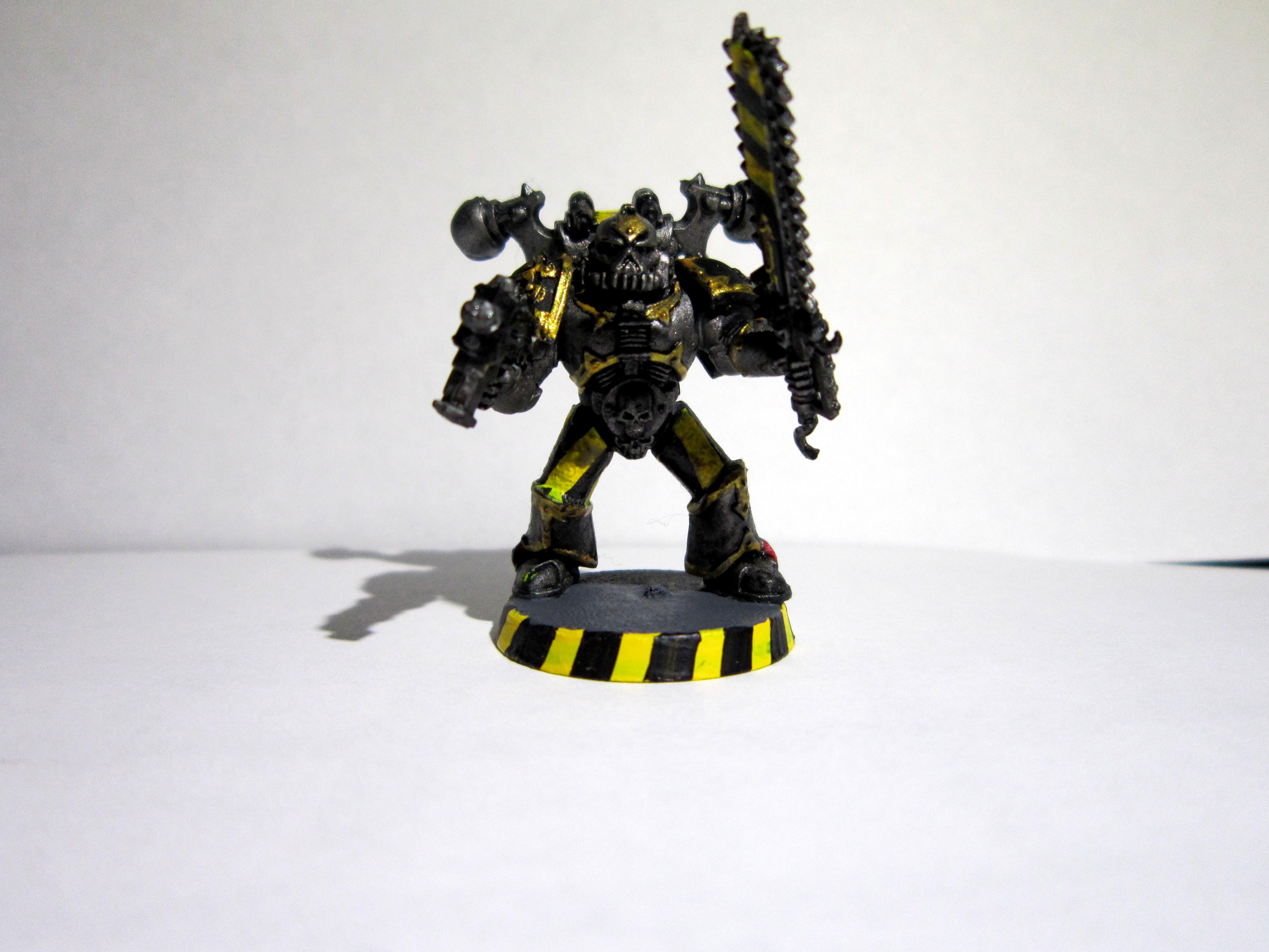 Chaos Space Marines, Iron Warriors, Painted