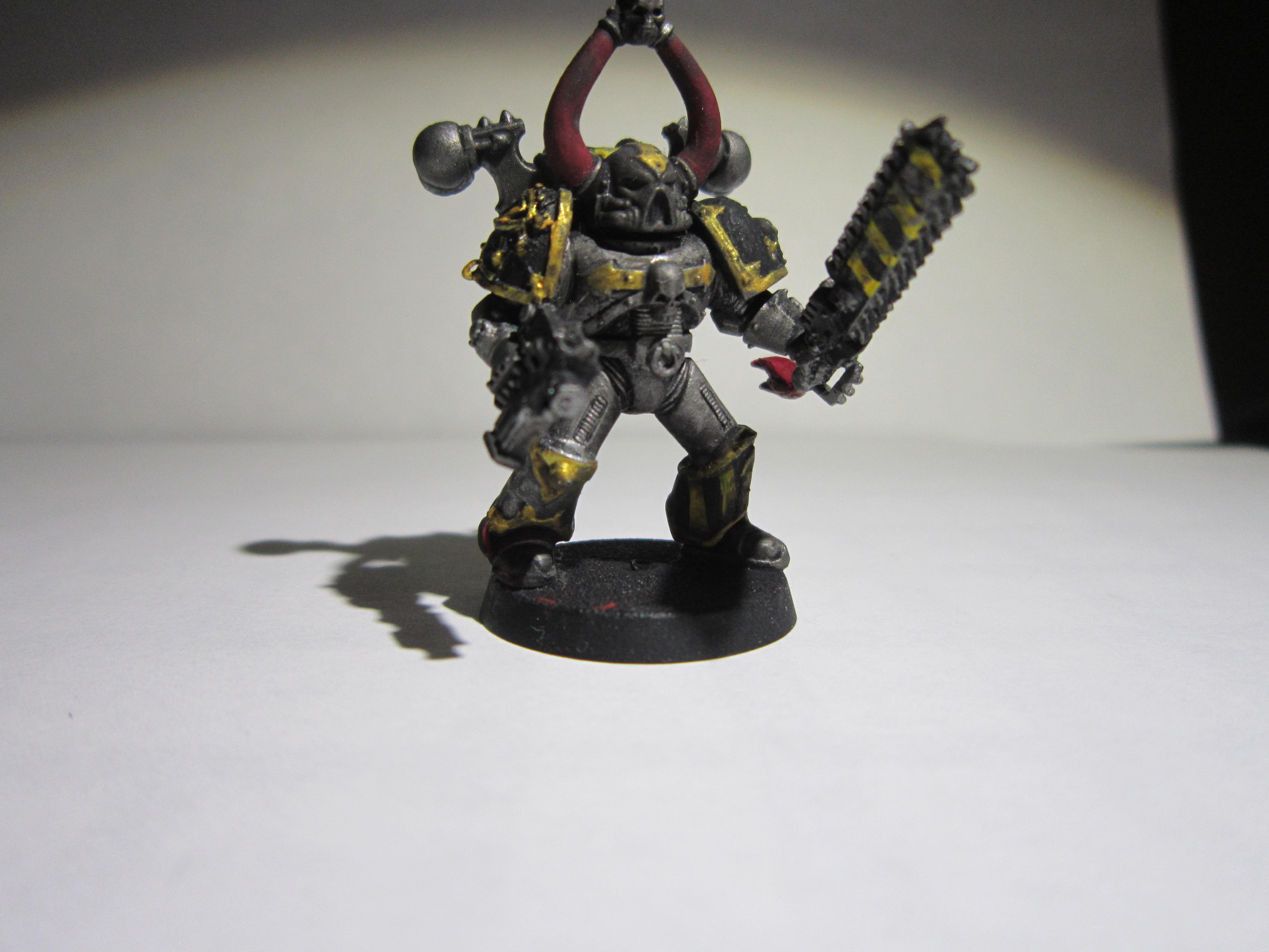 Chaos Space Marines, Iron Warriors, Painted
