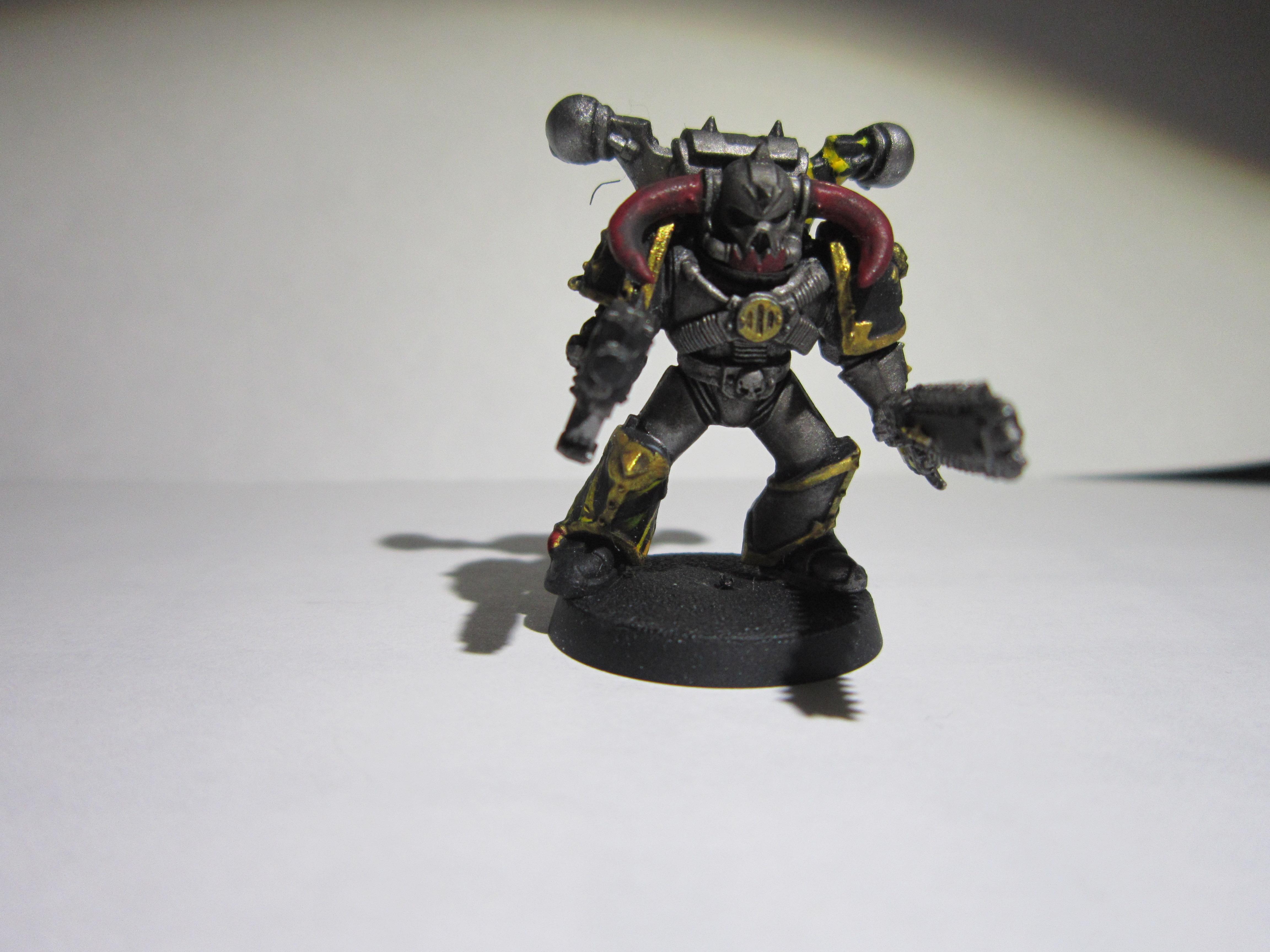 Chaos Space Marines, Iron Warriors, Painted