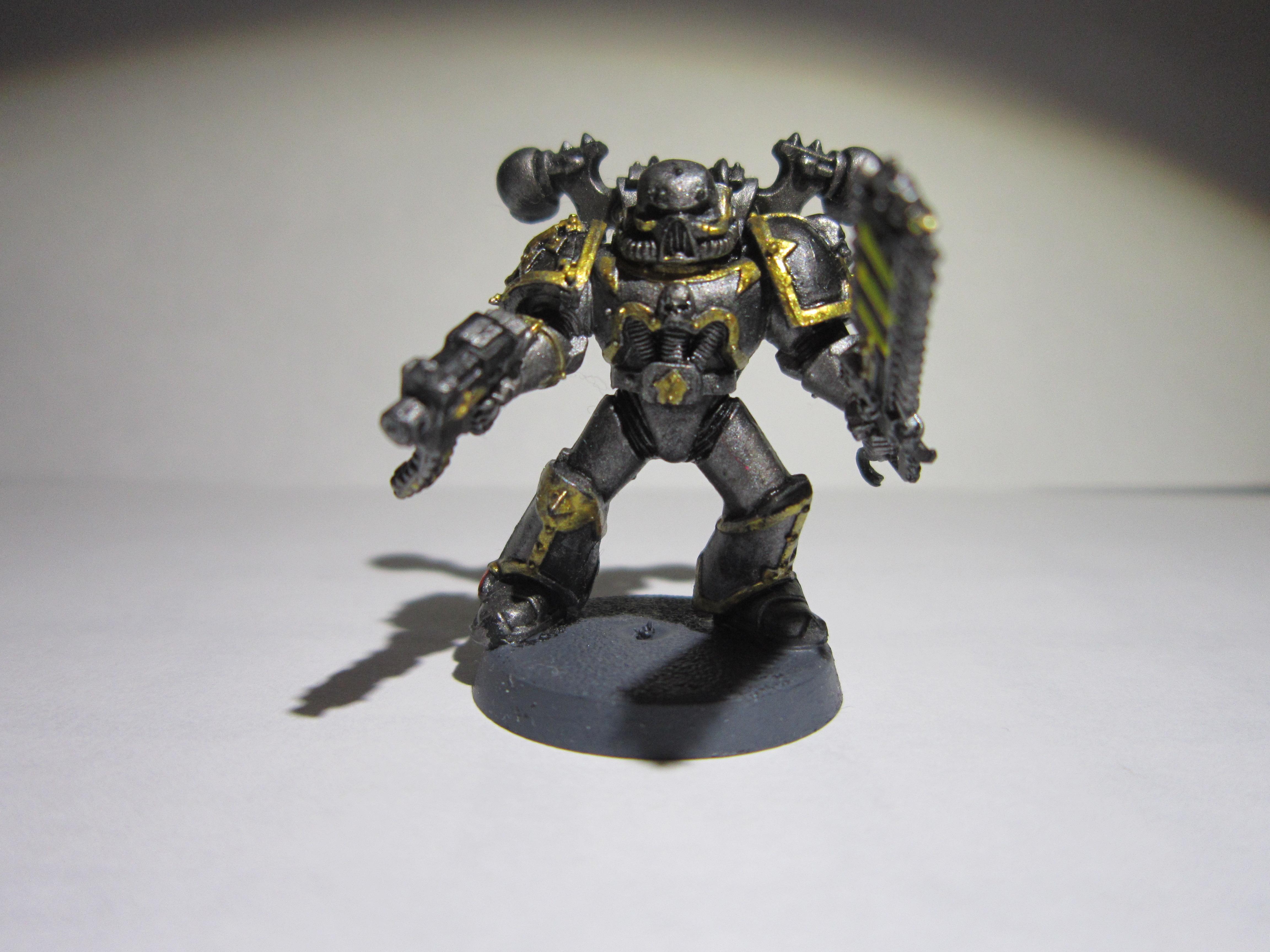 Chaos Space Marines, Iron Warriors, Painted