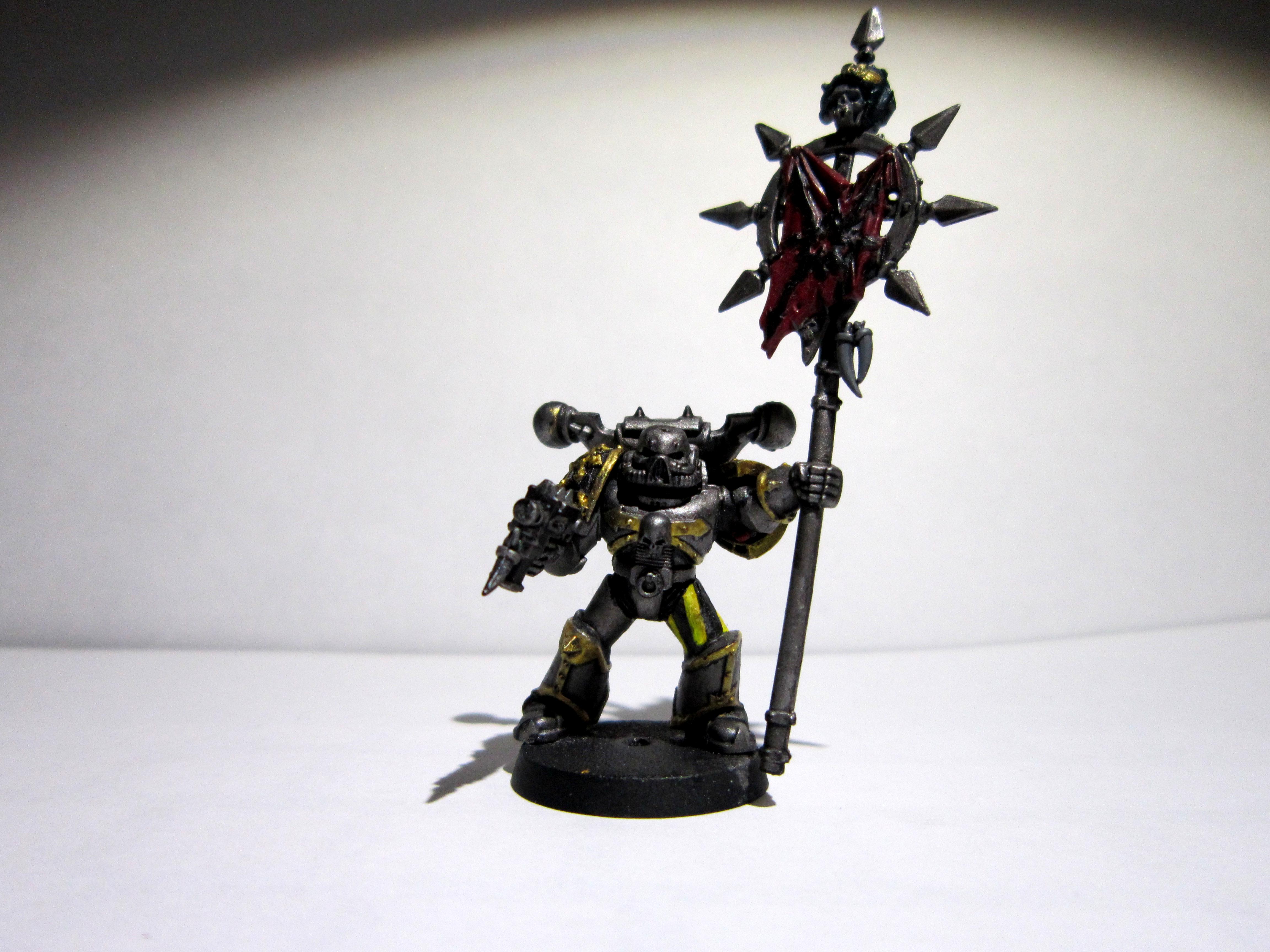 Chaos Space Marines, Iron Warriors, Painted