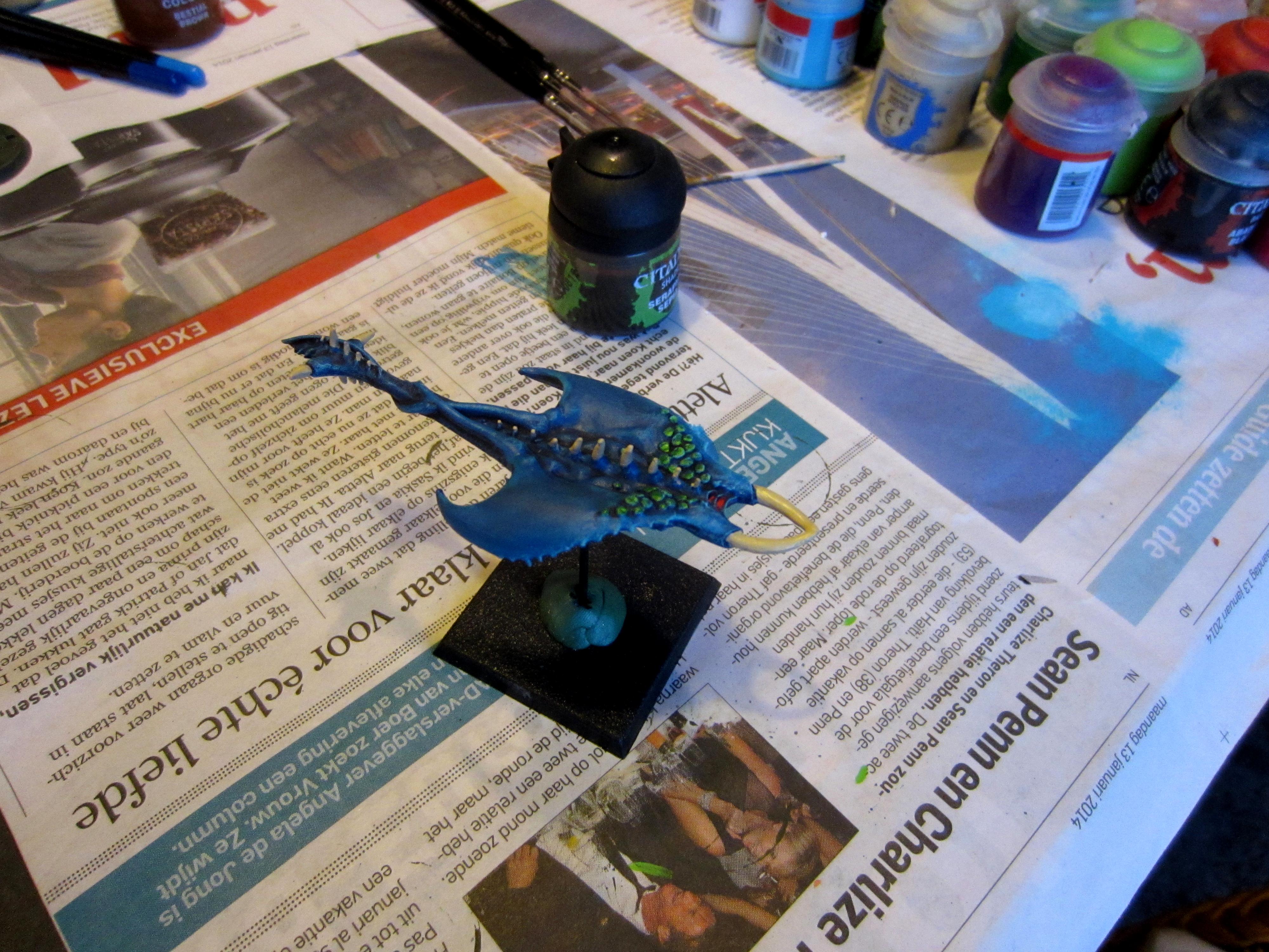 Chaos, Daemons, Screamer, Tzeentch, Work In Progress