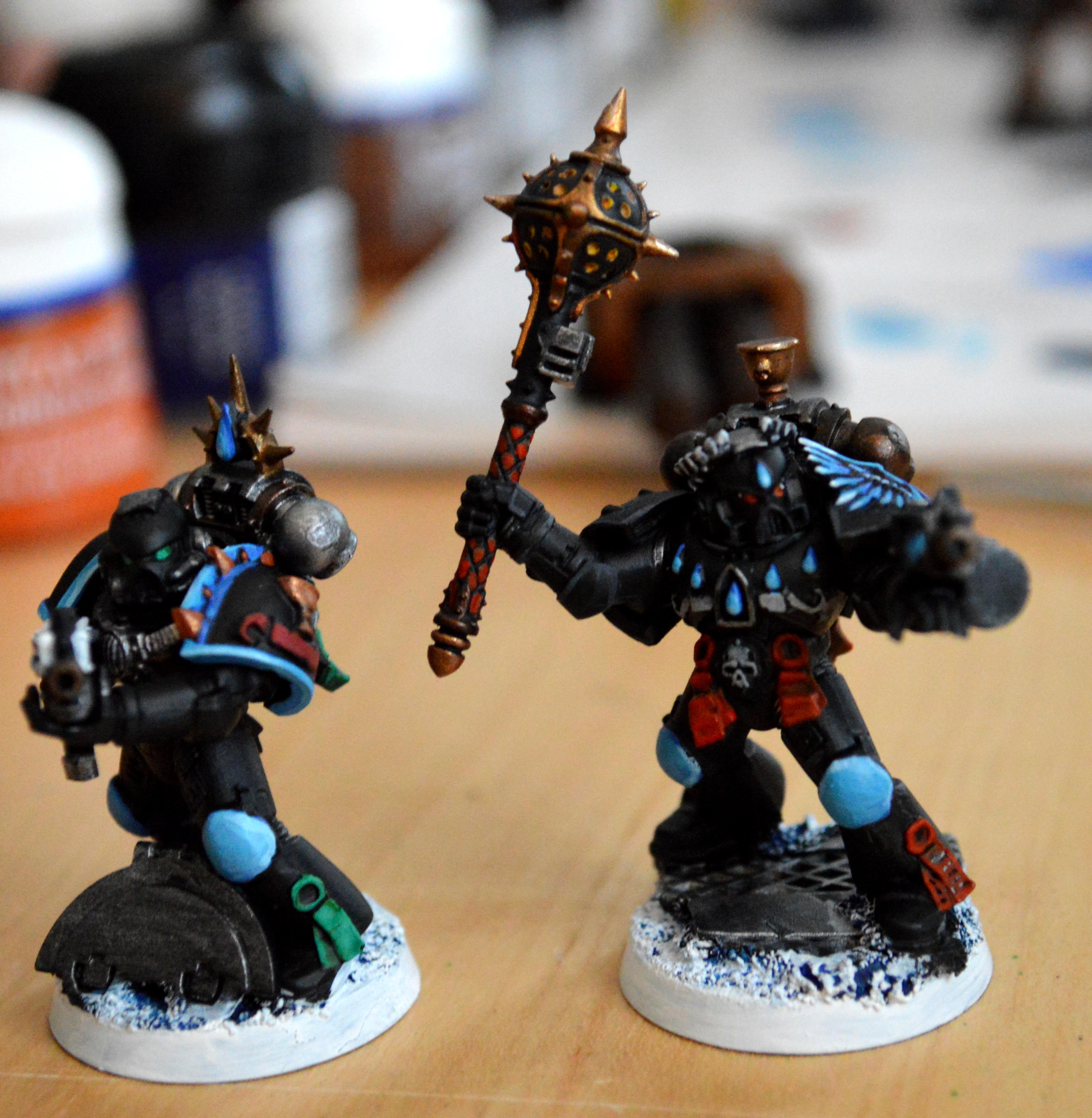 Ice Angels, Sergeant, Space Marines, Tactical Squad, Warhammer 40,000