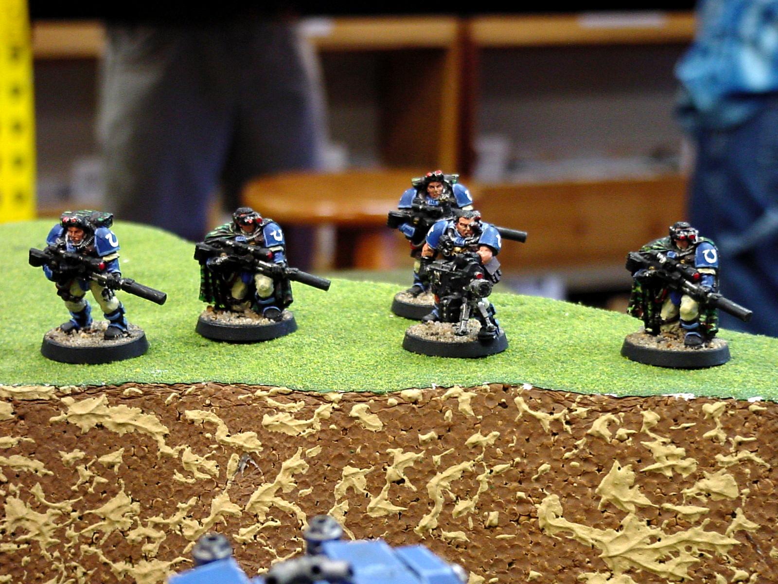 Camouflage, Conversion, Custom, Hard Edge Highlighting, Scouts, Snipers, Space Marines, Ultramarines, Warhammer 40,000
