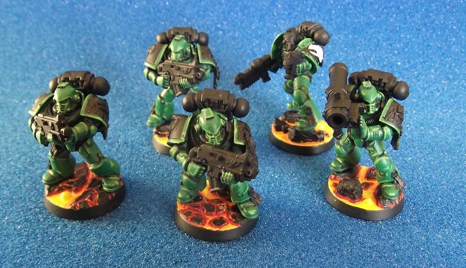 Forge World, Lava Bases, Salamanders, Work In Progress