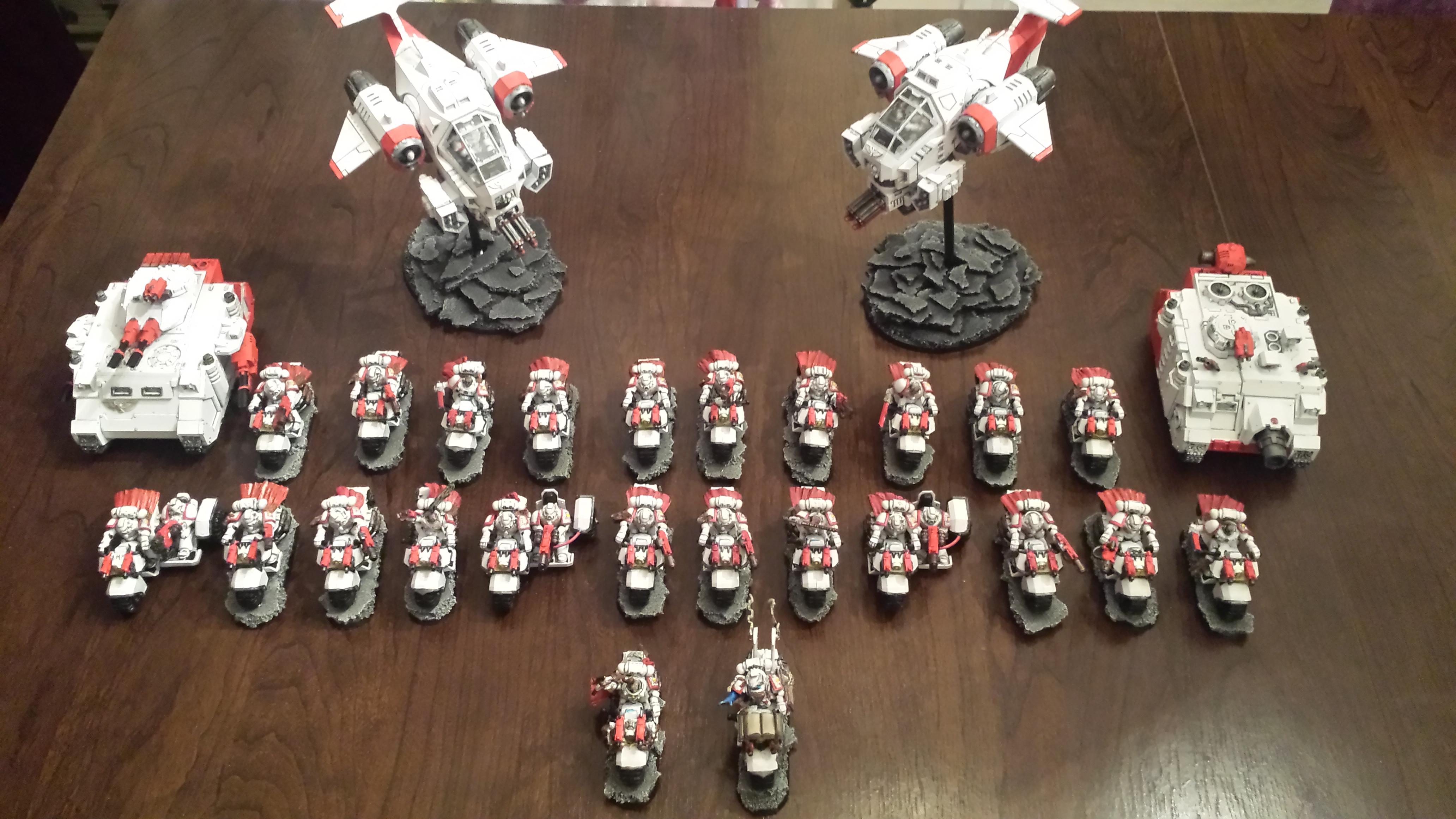 Bike, Kor'sarro Kahn, Meltagun, Space Marines, Storm Raven, Storm Talon, Thunderhawk, White Scars