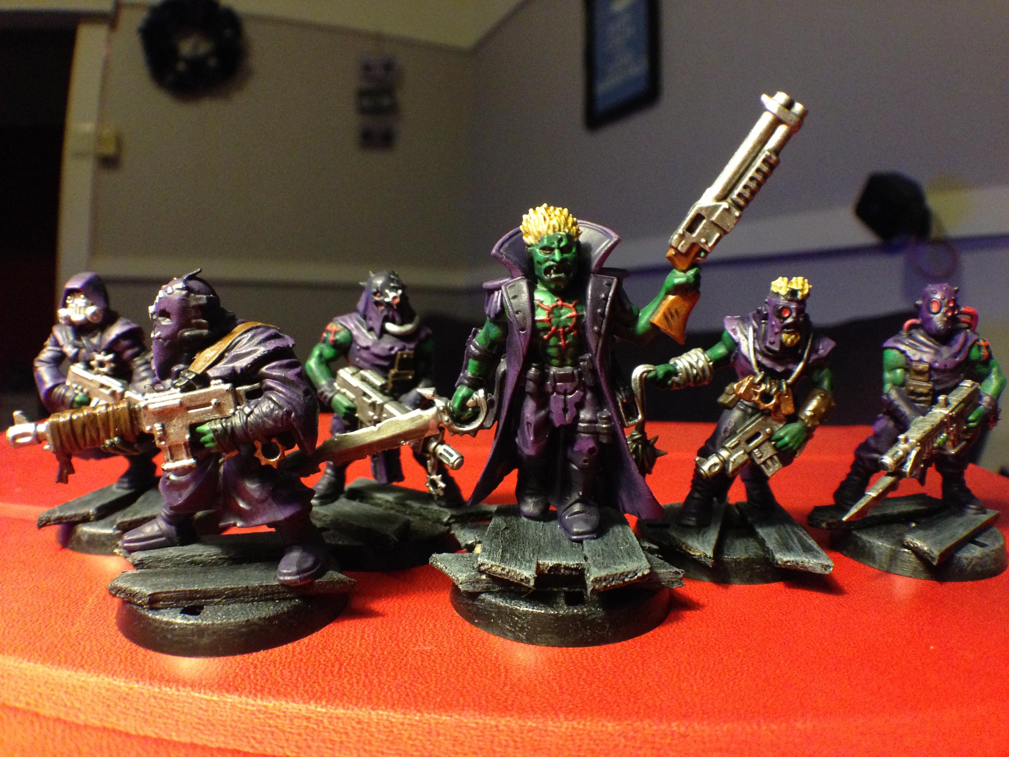 Cultist, Mutant, Chaos Space Marine Cultists