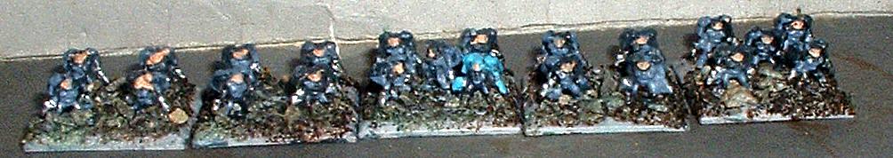 6mm, Epic, Imperium, C Platoon 21st Company 232nd Hrin Infantry