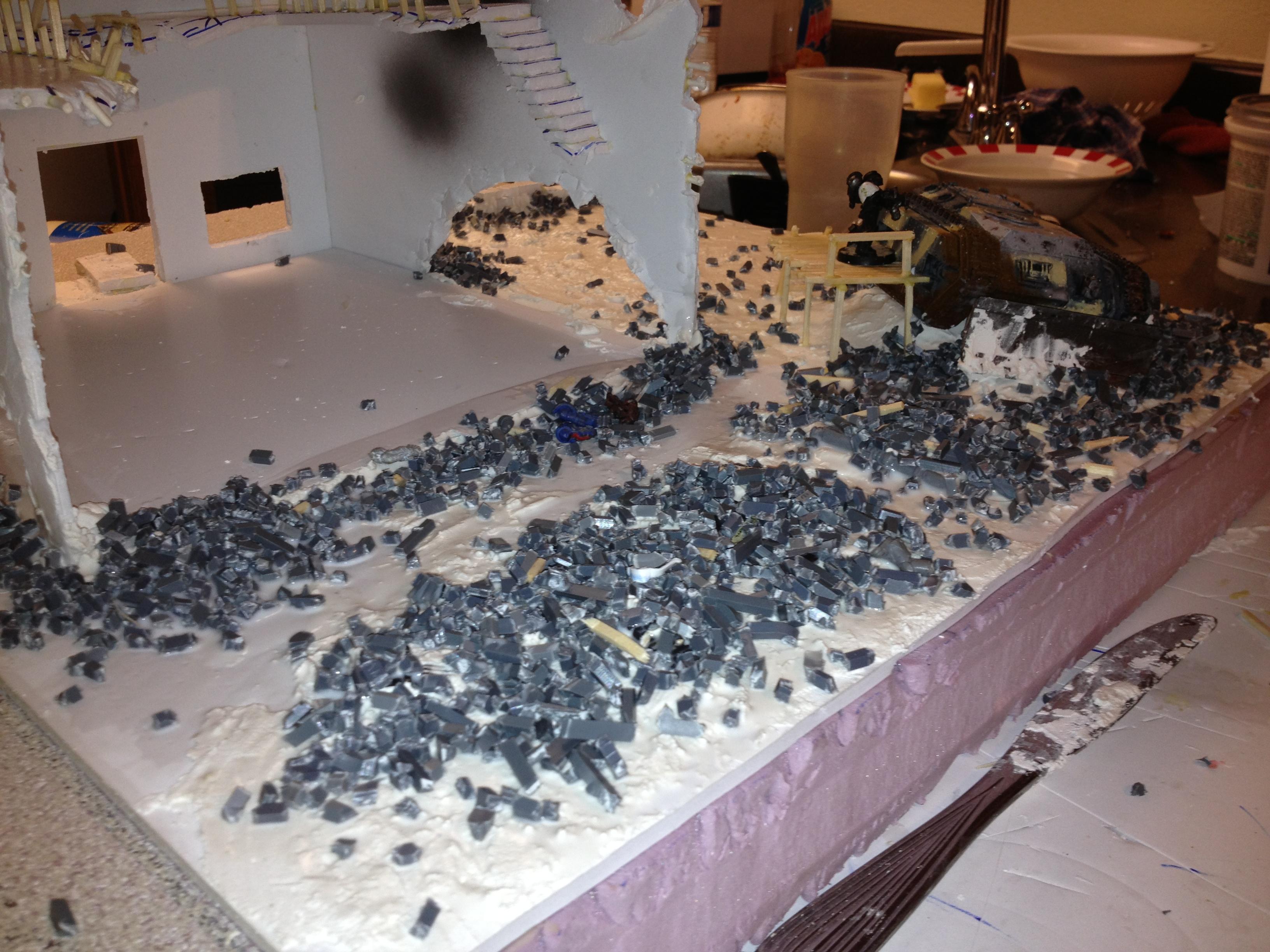 lo and behold the destruction >:). I'll use dirt as a filler to make it more natural