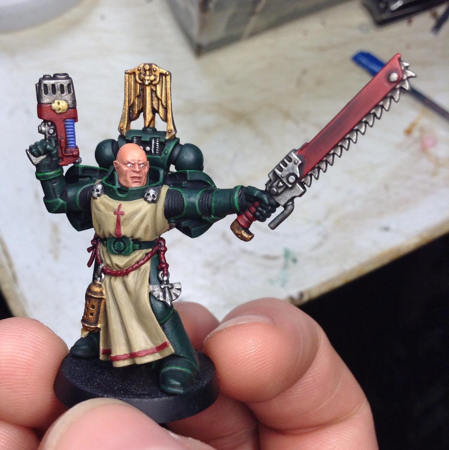 Chainsword, Dark Angels, Pistol, Sergeant, Space Marines