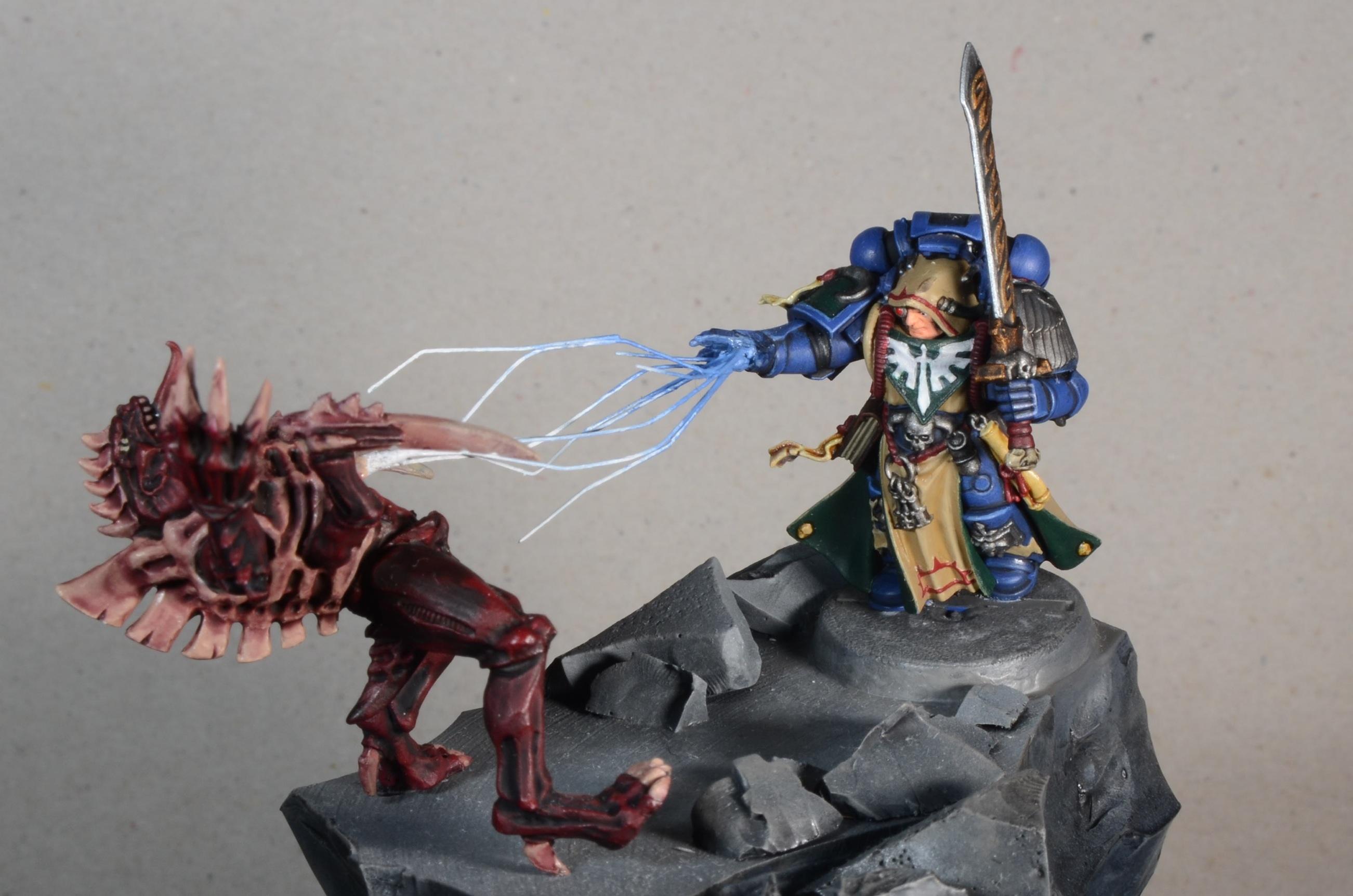 Broodlord, Dark Angels, Dark Vengeance, Force Sword., Librarian, Power, Psyker, Turmiel, Tyranids
