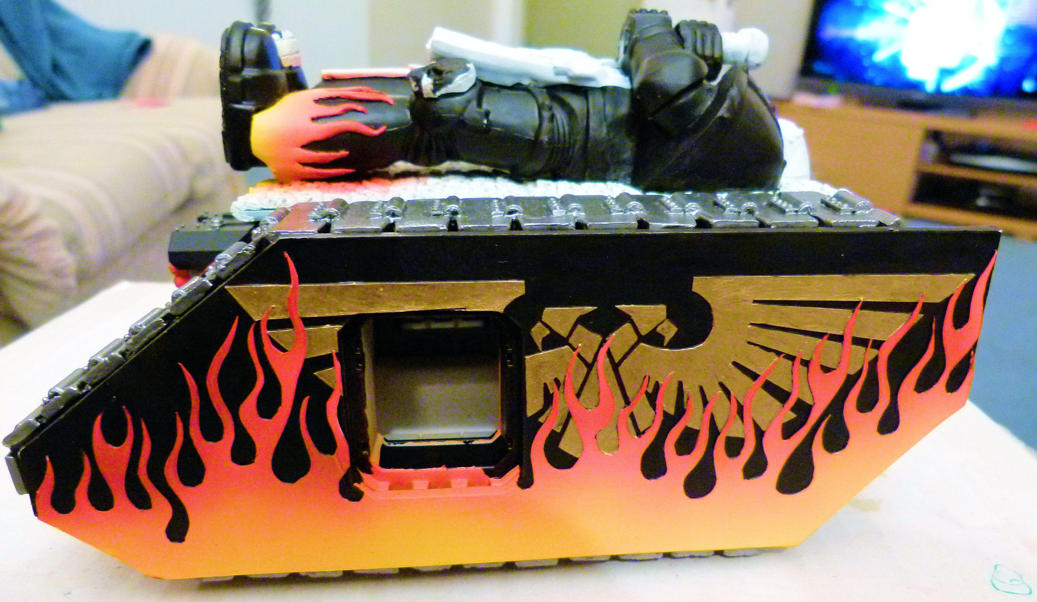 Land Raider Honoured Imperium Left Side WIP