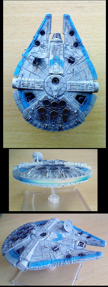 Custom, Fantasy Flight, Millennium Falcon, Repaint, X-Wing, Yt-1300