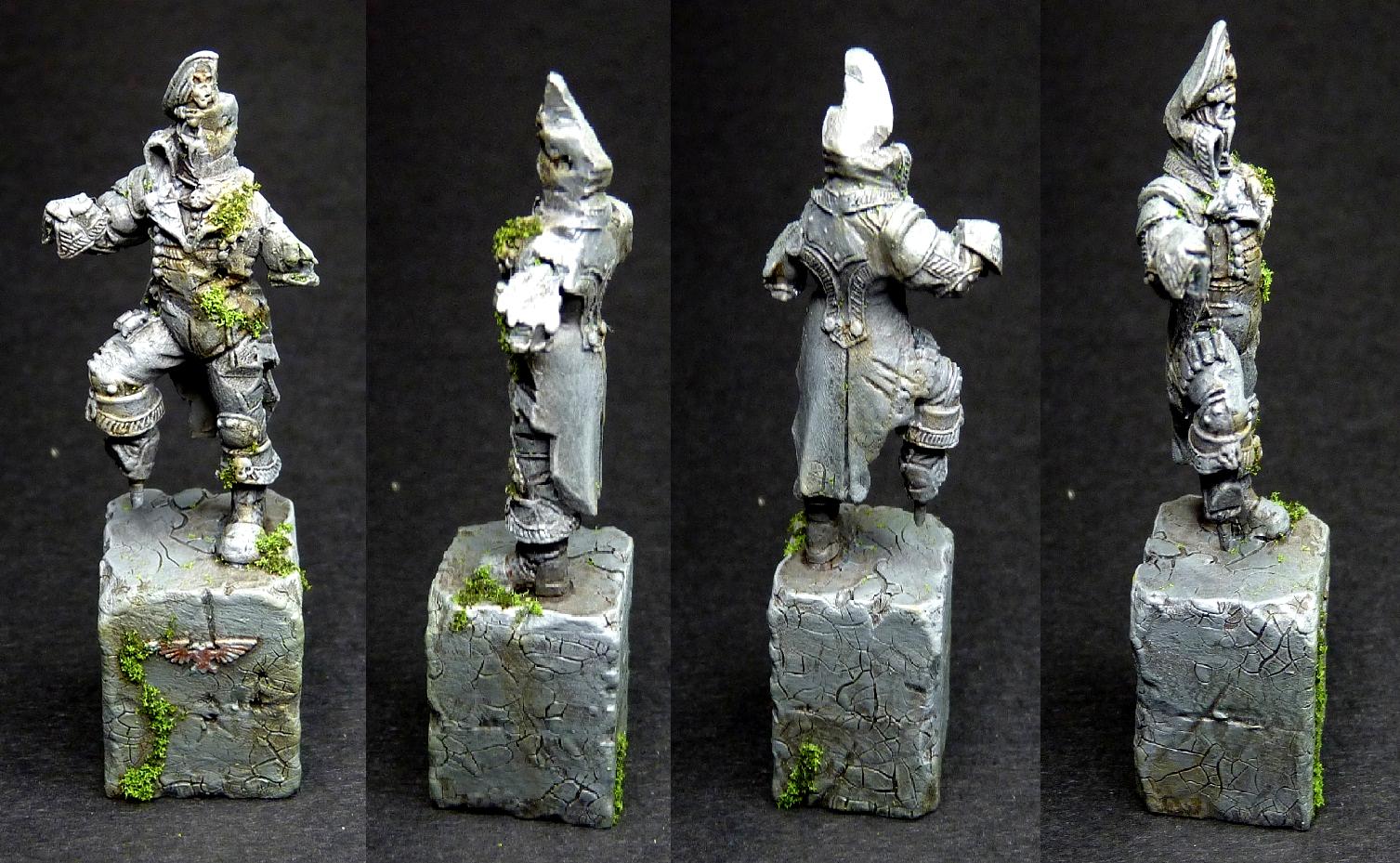 Commissar, Officer, Statue, Terrain