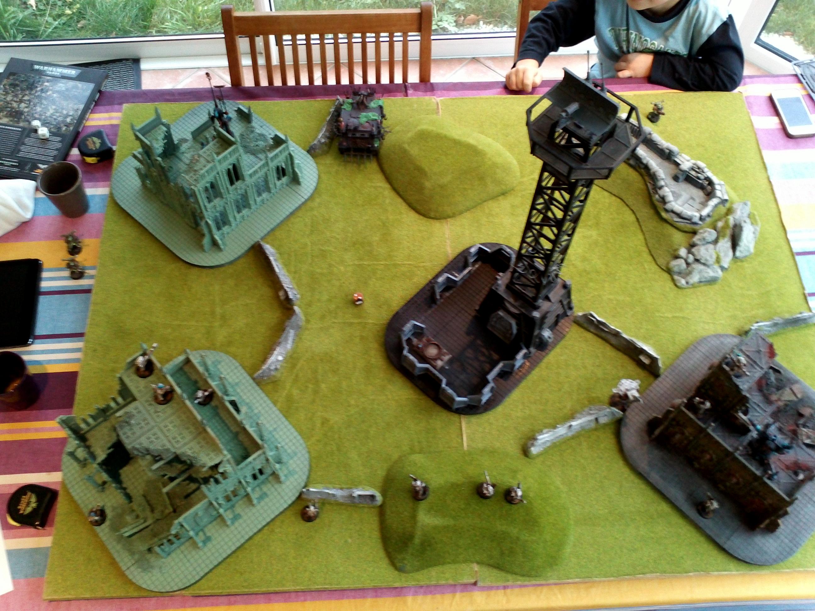 Battle Report, Death Guard, Kill Team, Space Marines, Tau, Warhammer 40,000