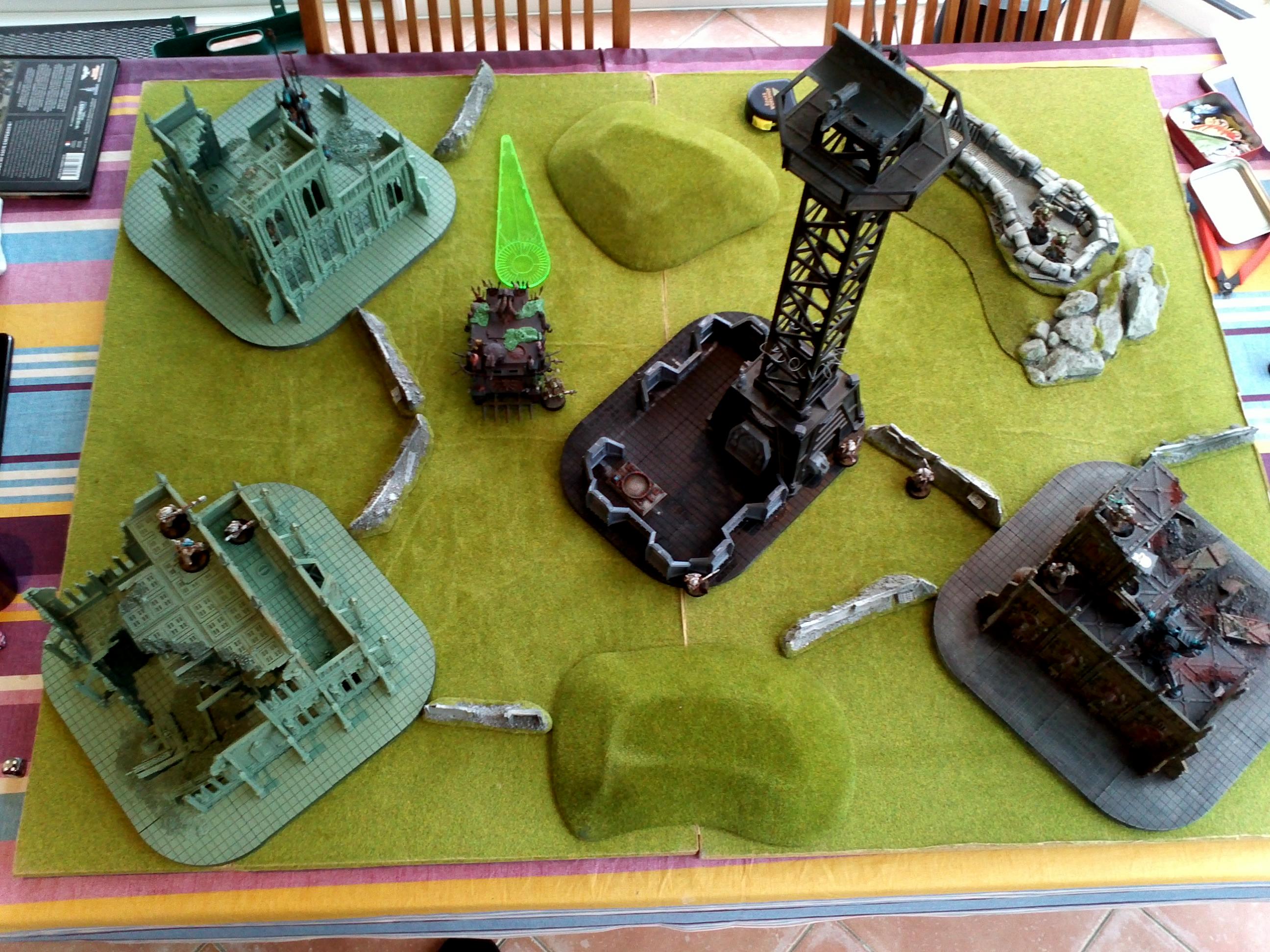 Battle Report, Death Guard, Kill Team, Space Marines, Tau, Warhammer 40,000