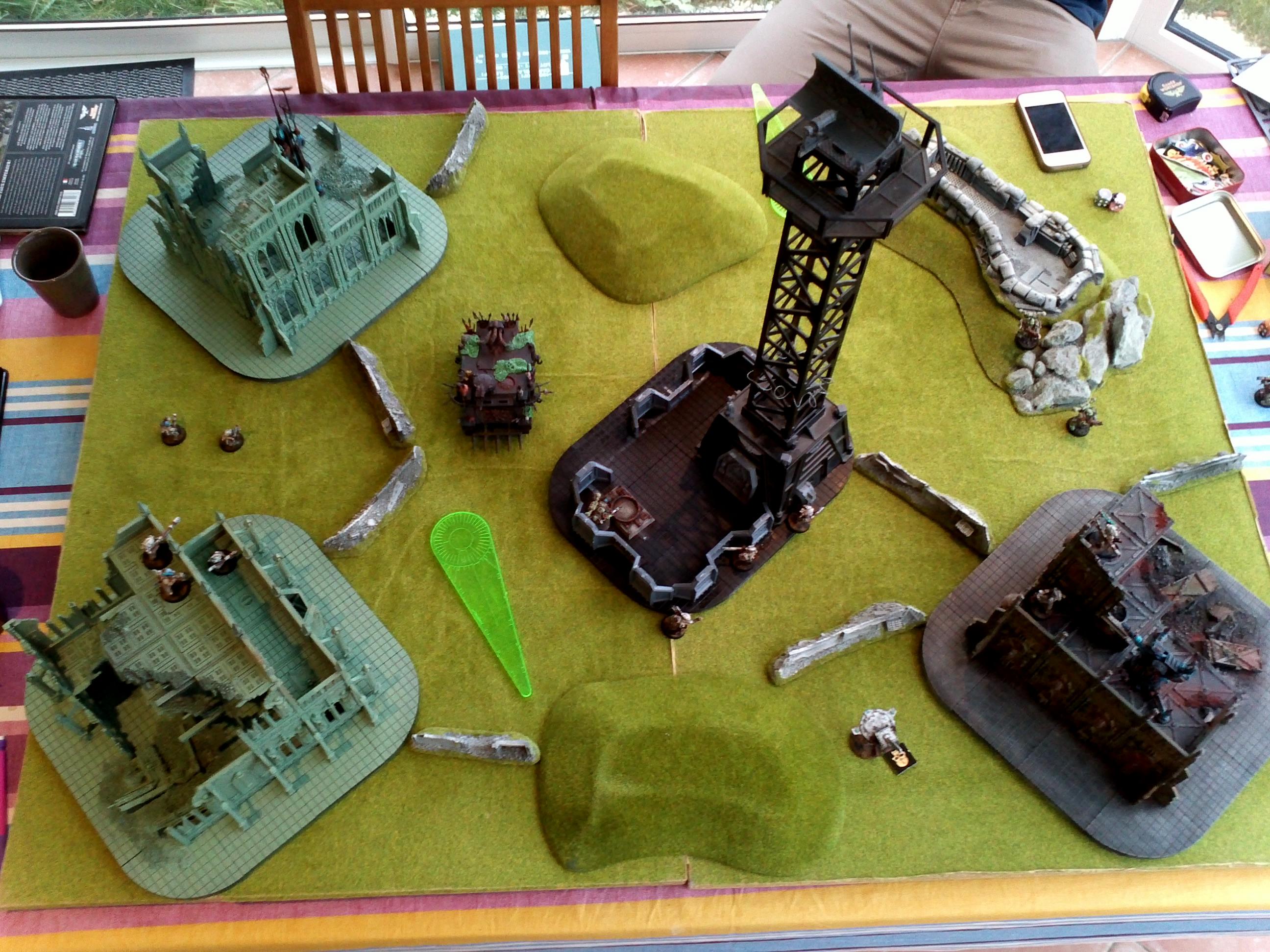 Battle Report, Death Guard, Kill Team, Space Marines, Tau, Warhammer 40,000
