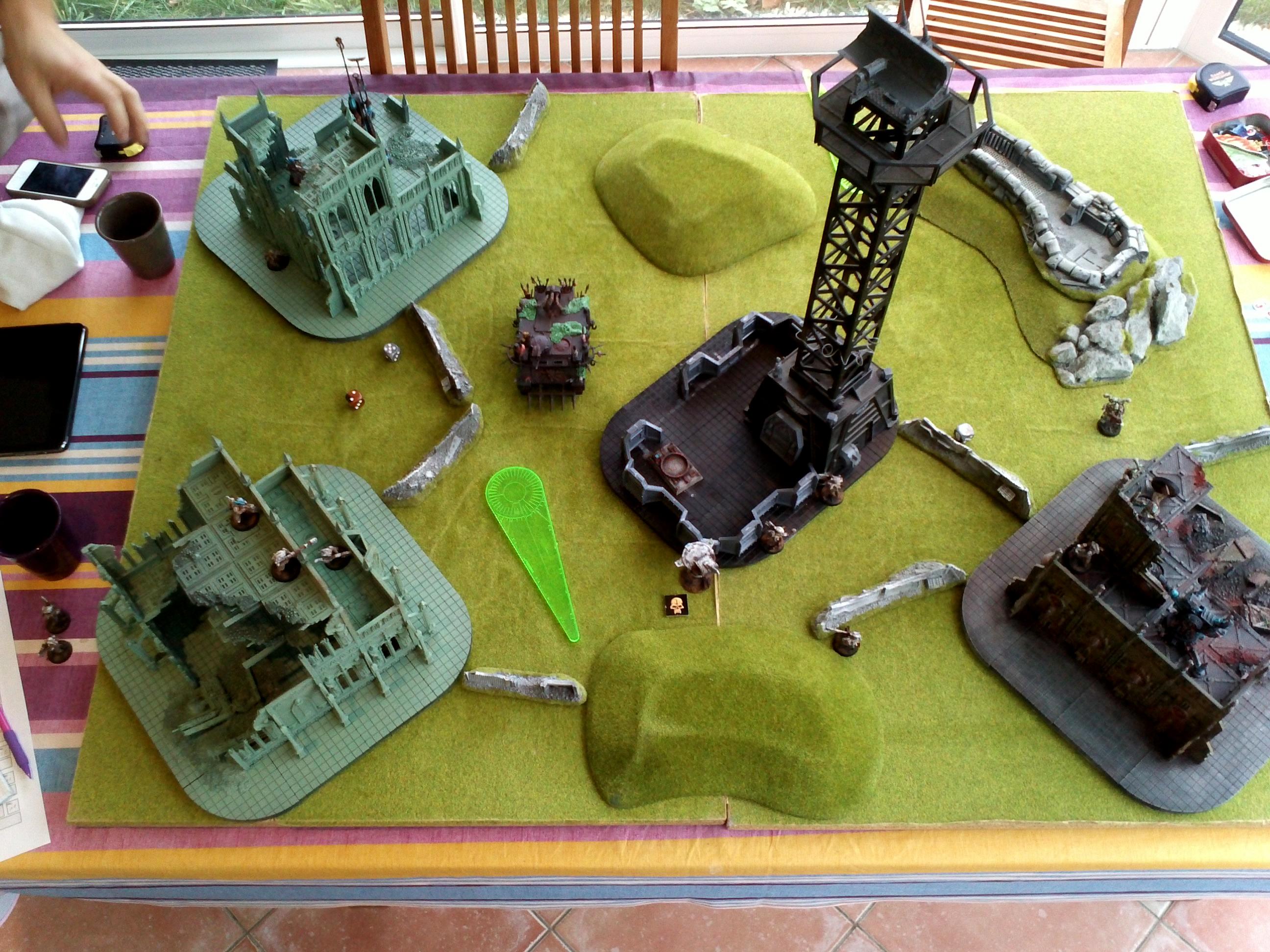 Battle Report, Death Guard, Kill Team, Space Marines, Tau, Warhammer 40,000
