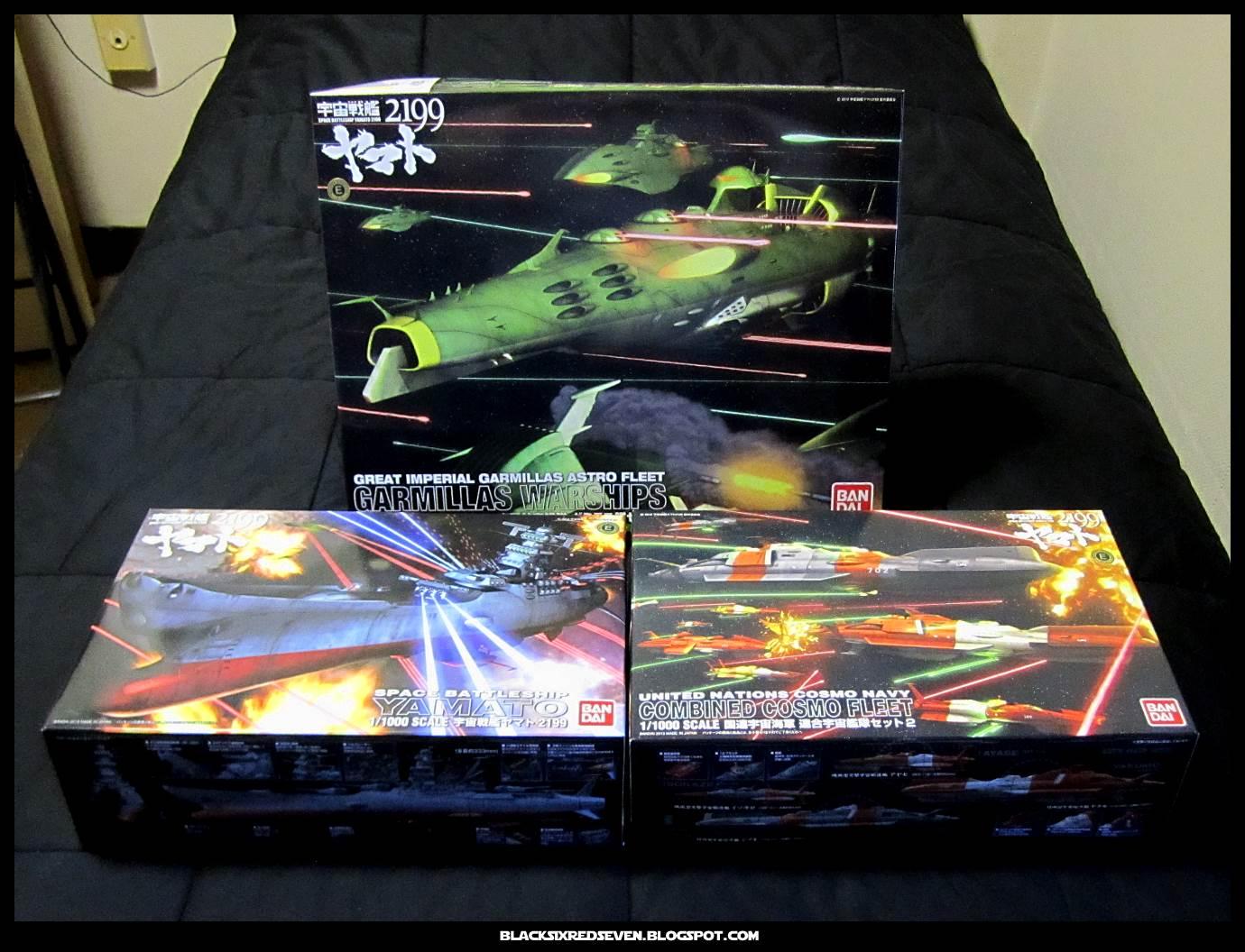 Joe Boss Red Seven Star Blazers, My First Yamato 2100 Models By Bandai, Yamato 2199
