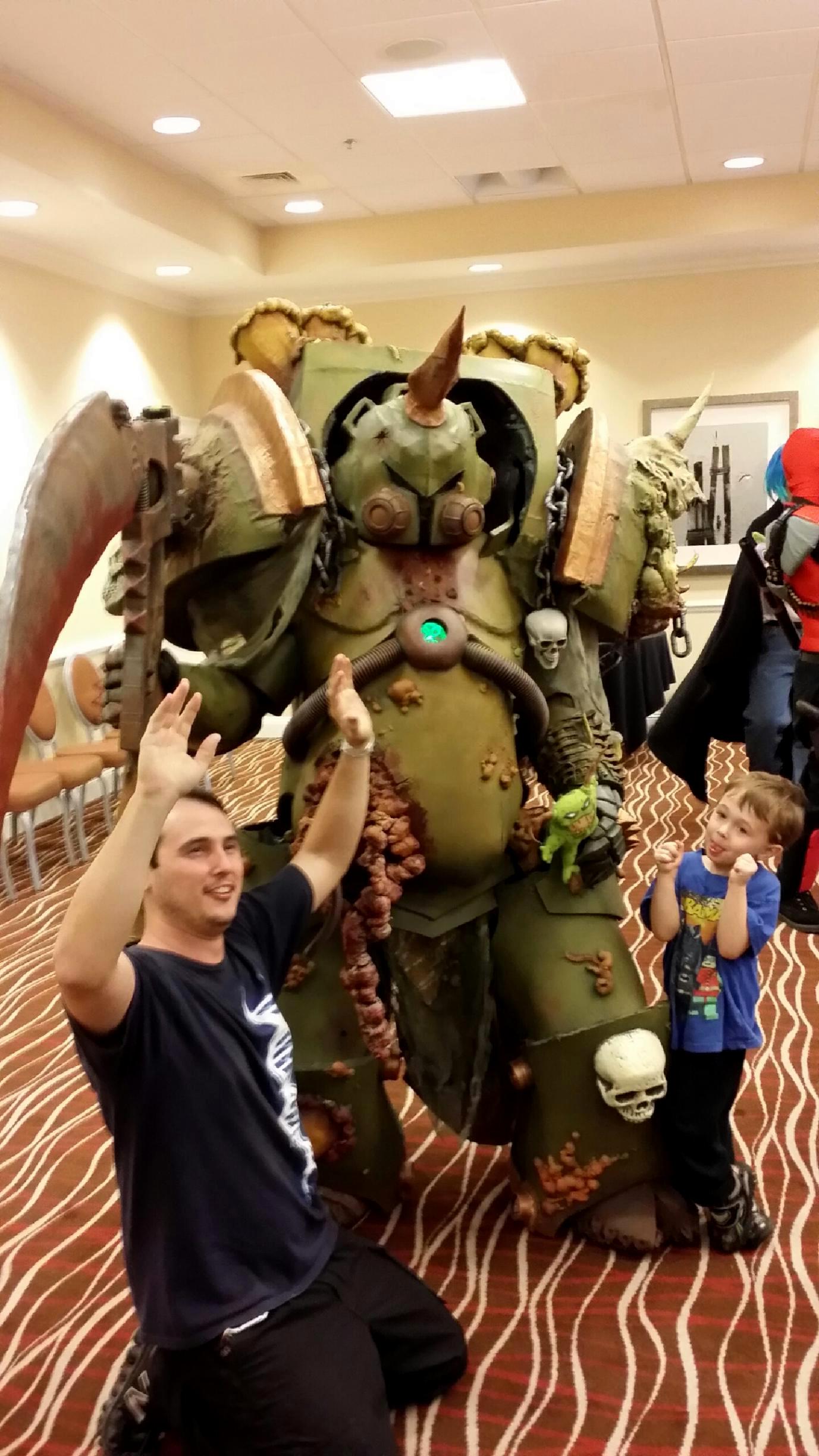 Chaos Space Marines, Convention, Cosplay, Nurgle, Typhon