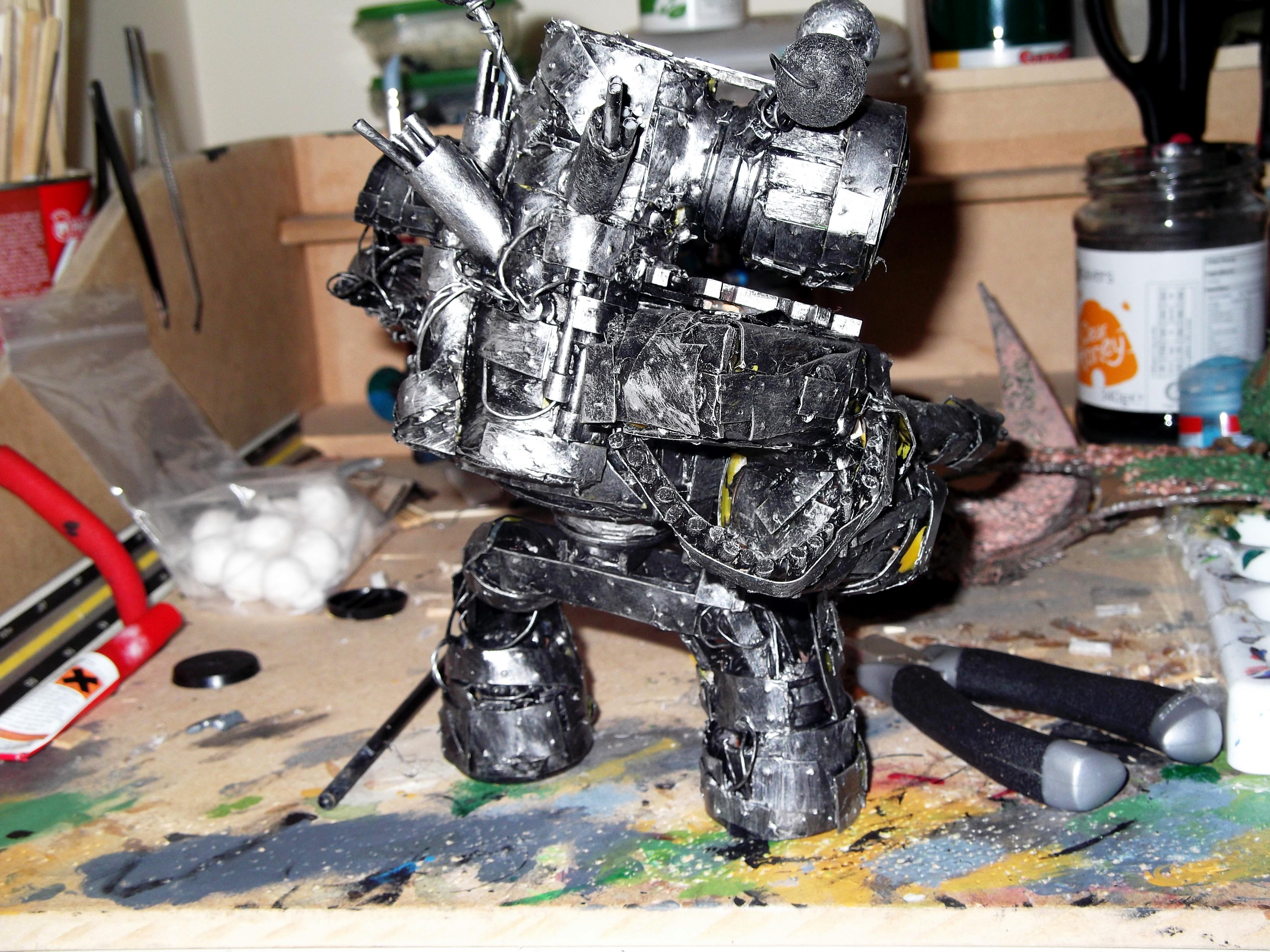 Evil Sunz, Looted, Mega Dread. Deff Dread, Meka Dread, Orks, Painted, Scratch Build, Wagon, Warhammer 40,000