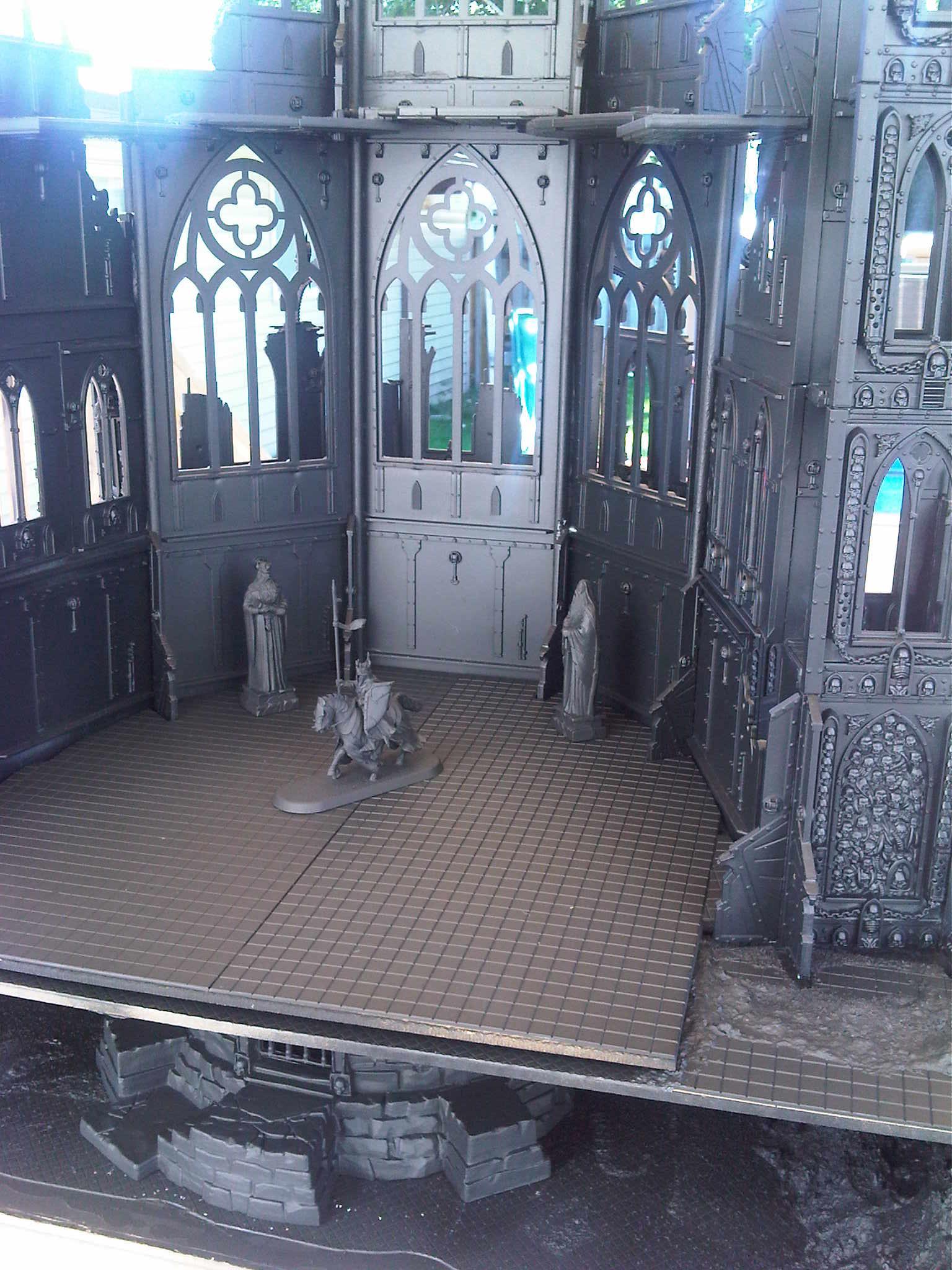 Finished floor piece to hide the hole to the Dreadstone