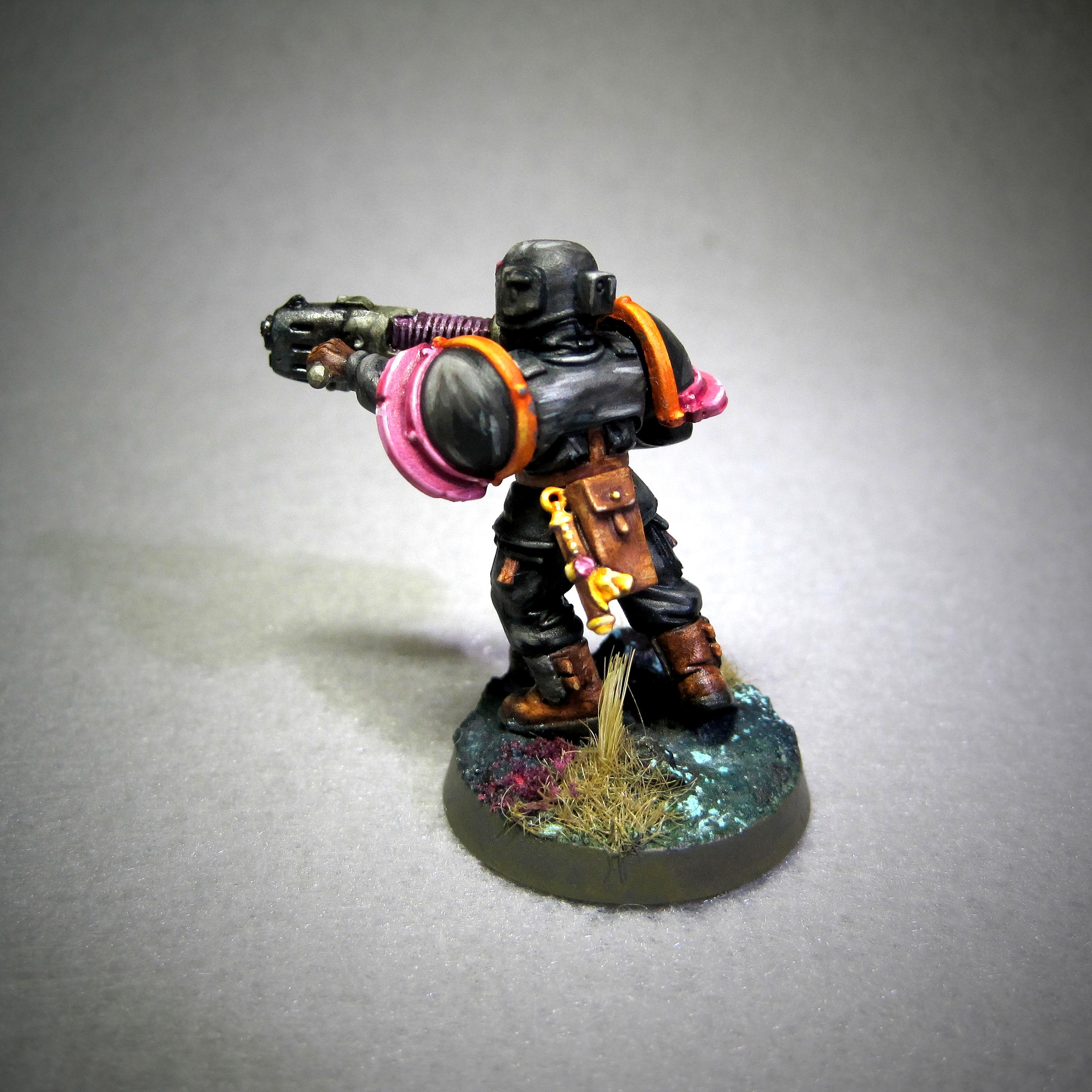 Imperial Guard, Inducted, Inquisitor, Plasma Gun, Veteran, Warhammer 40,000