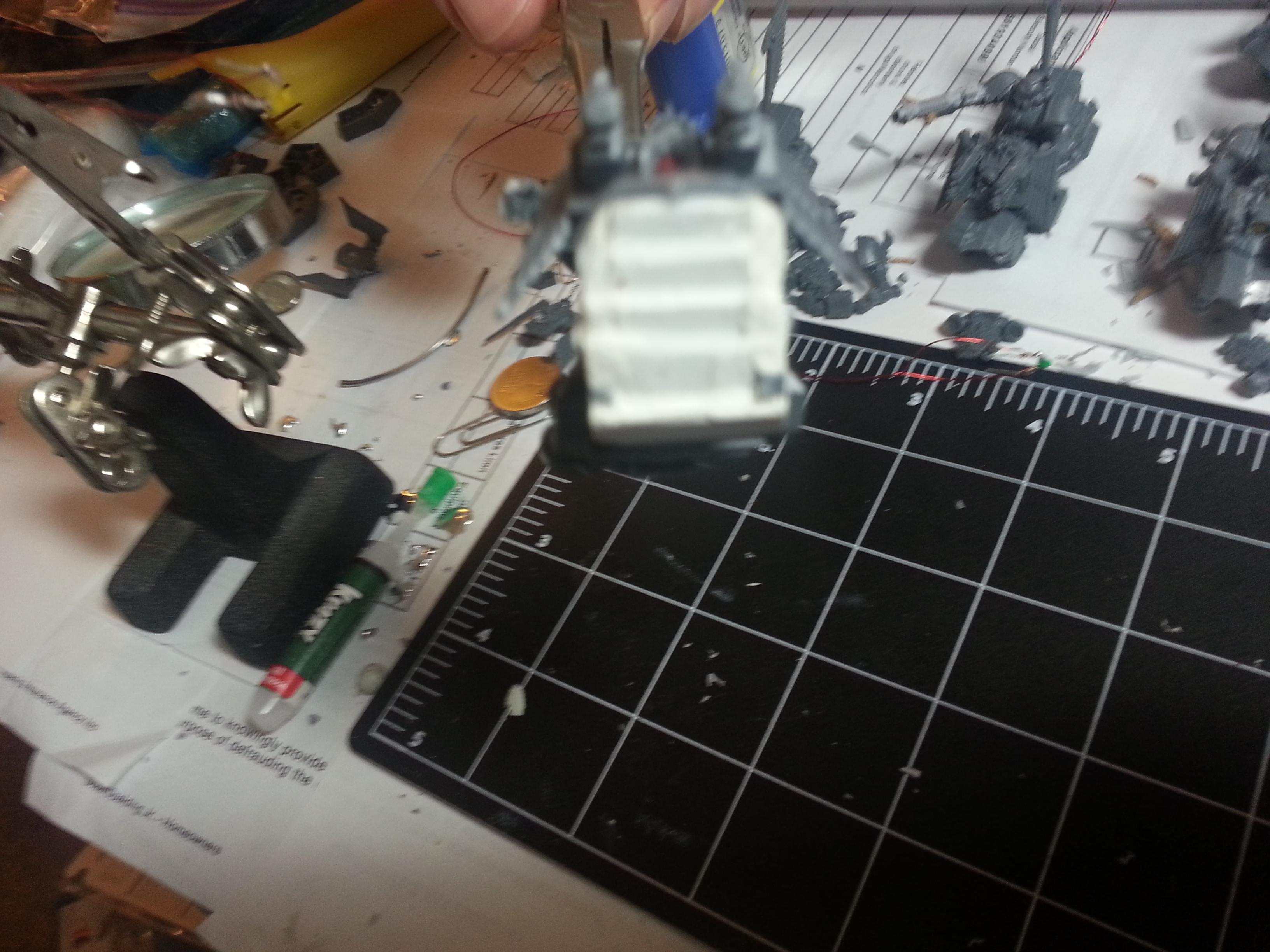 Bike, Hoverbike, LED, Space Marines, Warhammer 40,000, White Scars