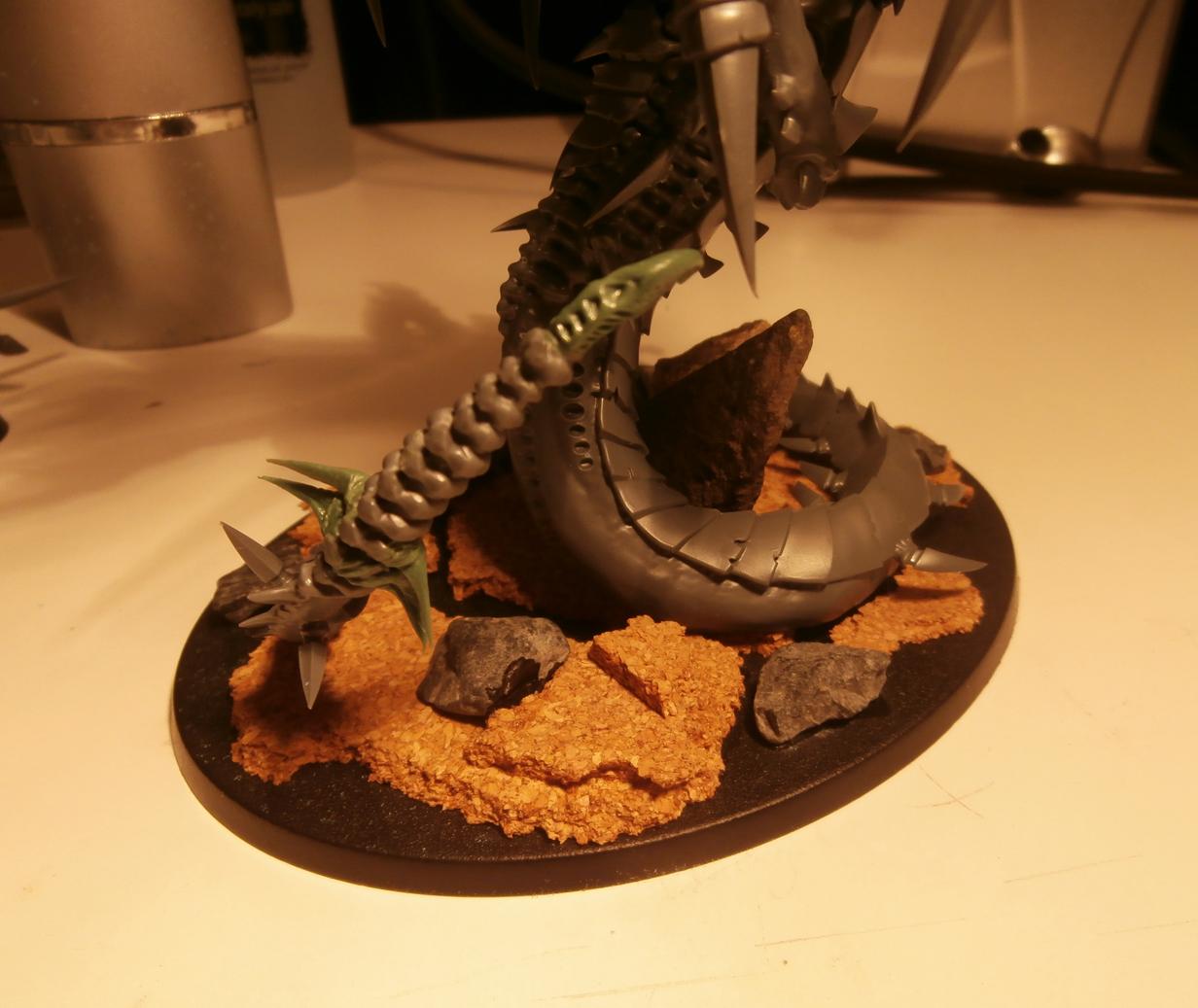 Spike's base, side view