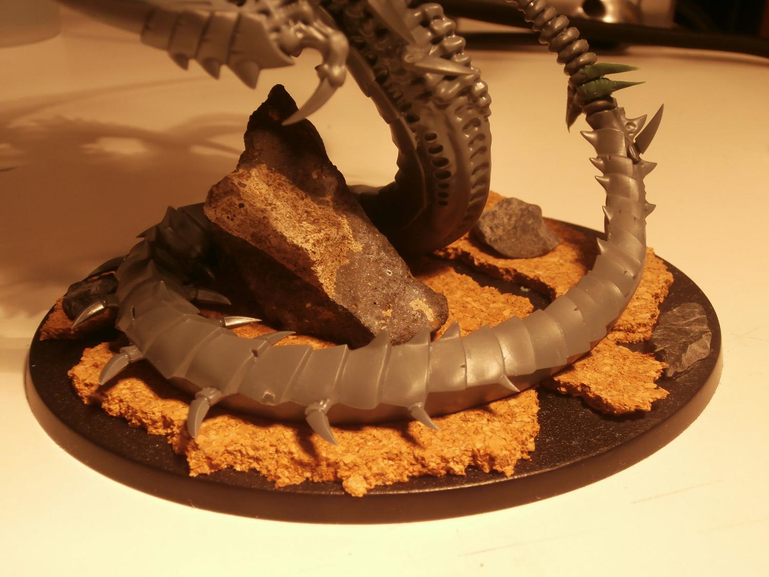 Spike's base, front view. 