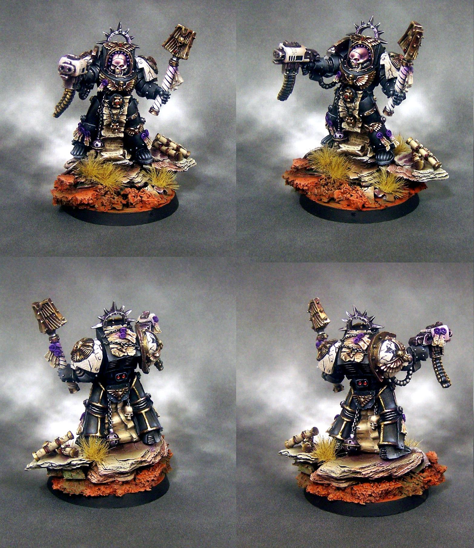 Black Templars, Chaplain, Space Marines, Terminator Armor