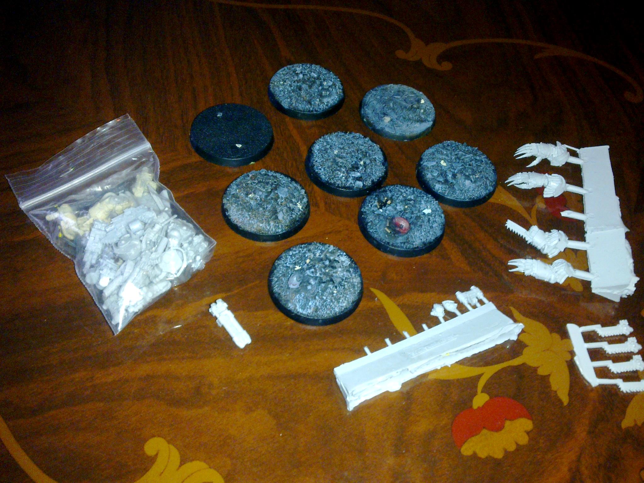 All the broken or missing pieces