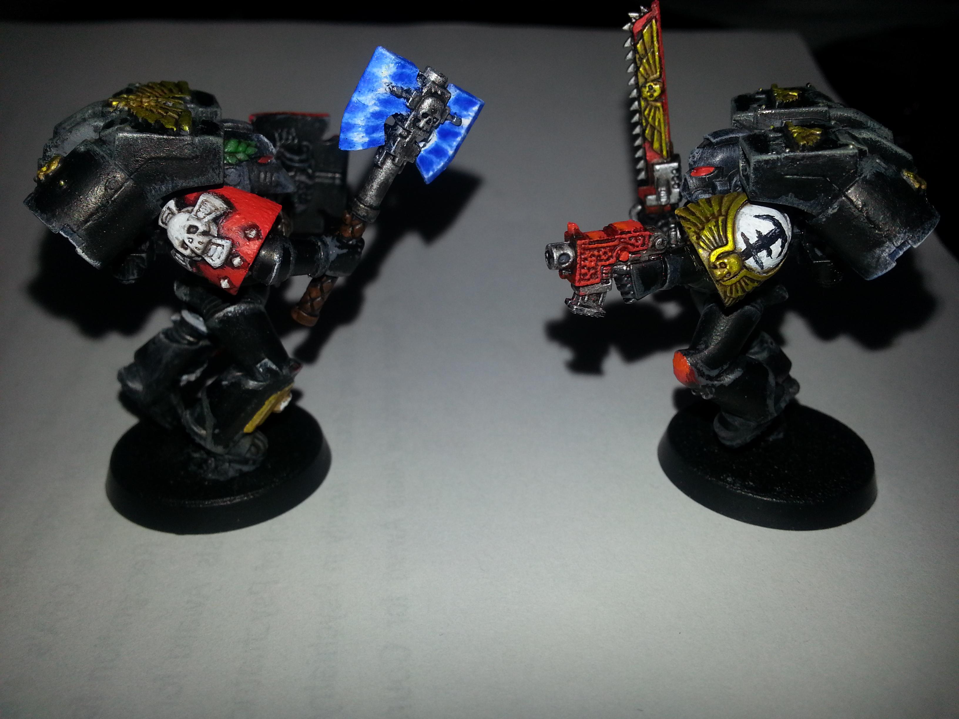 More side profiles of the Assault Marines