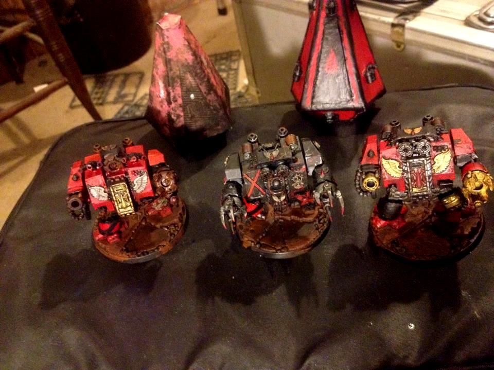 Blood Angels, Dreadnought, Drop Pod, Furioso