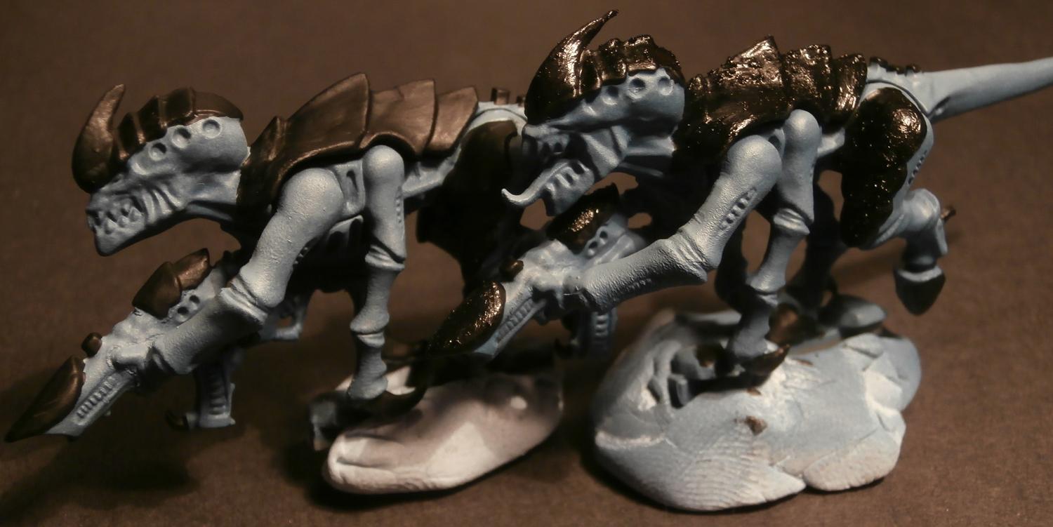 One with sand gell texture, one without. At first the textured one seems too messy