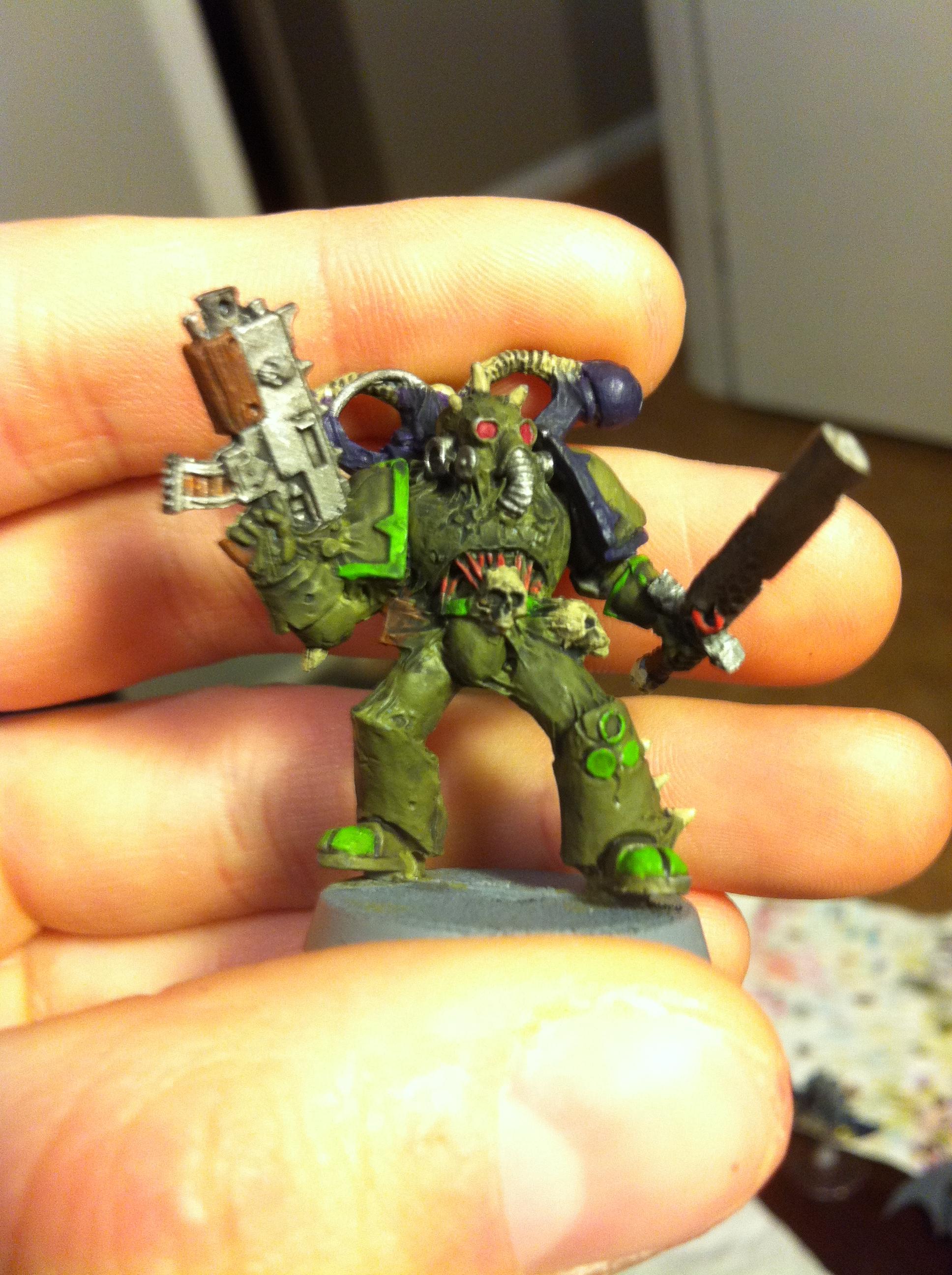 Armor, Bolter, Chaos, Chaos Space Marines, Nurgle, Plague, Plague Marines, Space, Space Marines, Sword