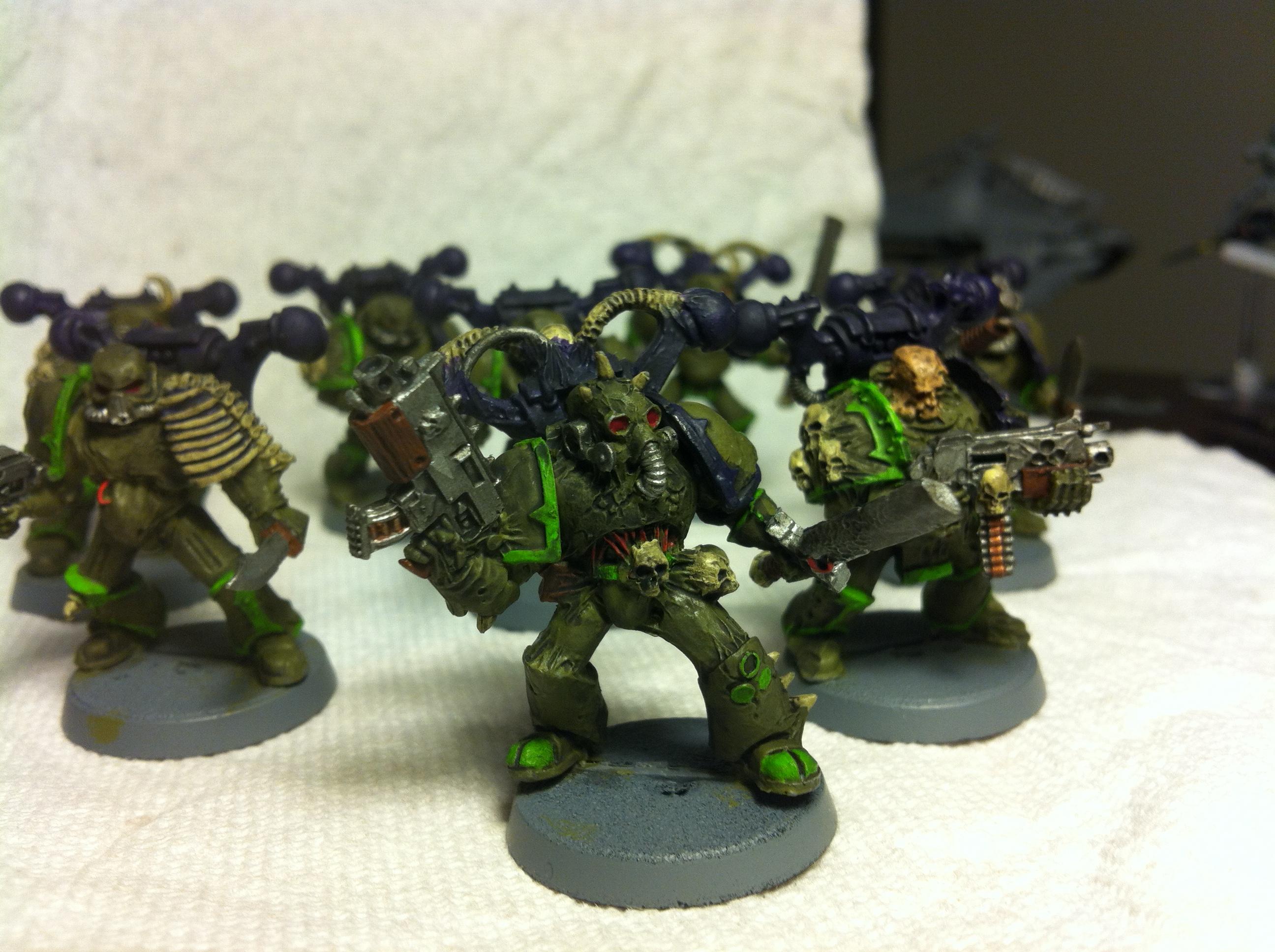Armor, Bolter, Chaos, Chaos Space Marines, Nurgle, Plague, Plague Marines, Sword, Warhammer 40,000