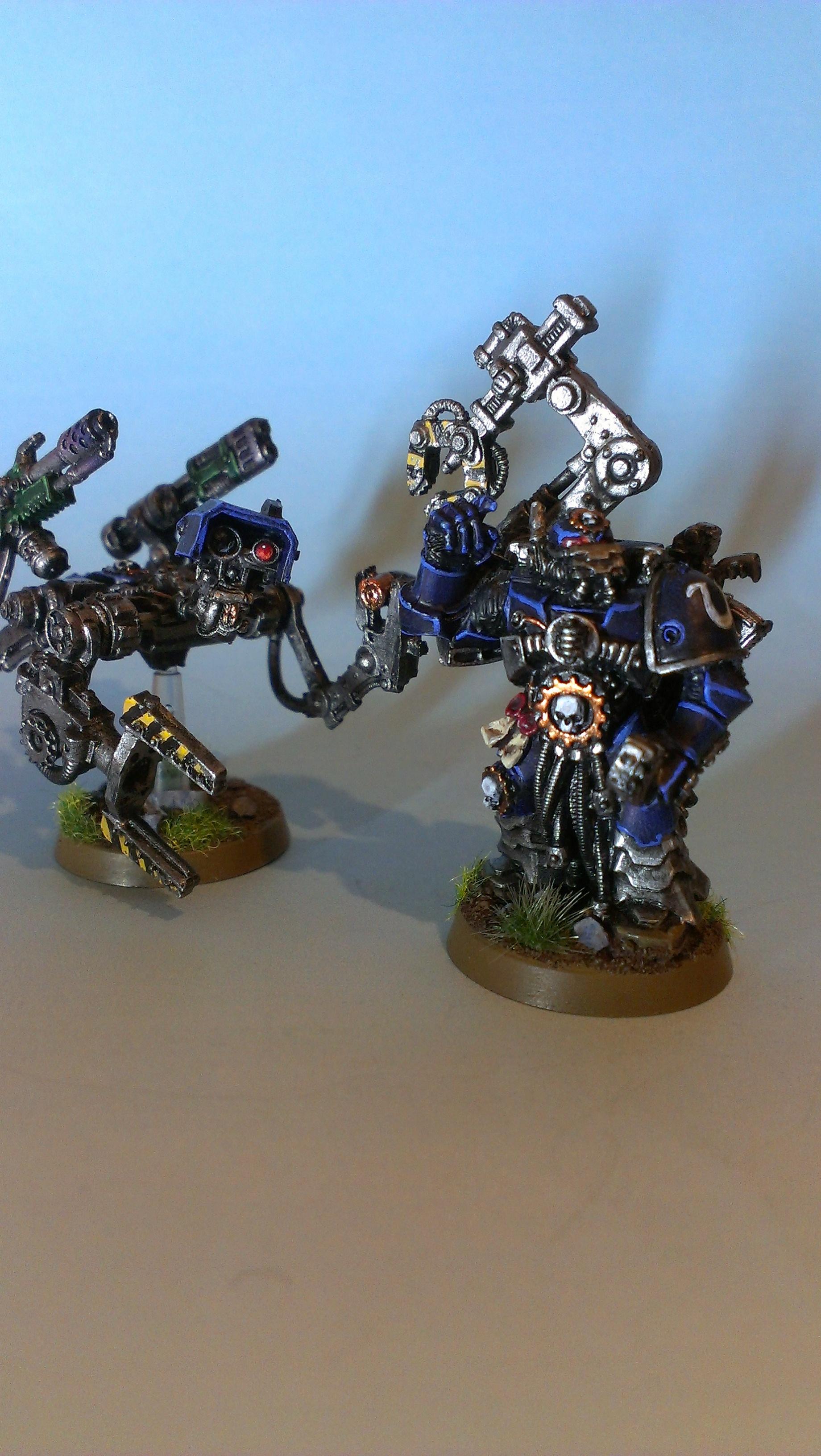Space Marines, Techmarine, Ultramarines, Work In Progress