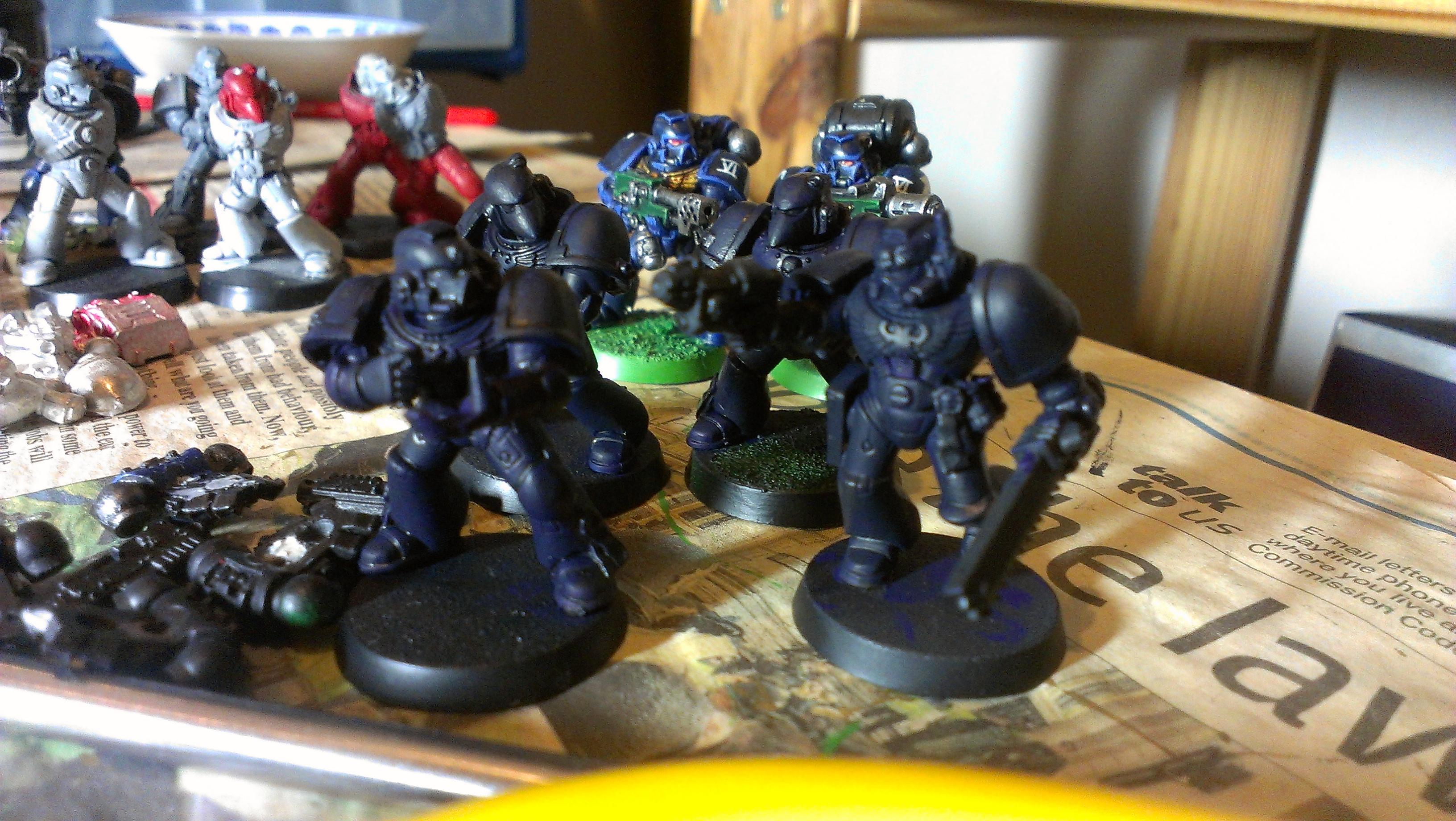 Space Marines, Ultramarines, Work In Progress