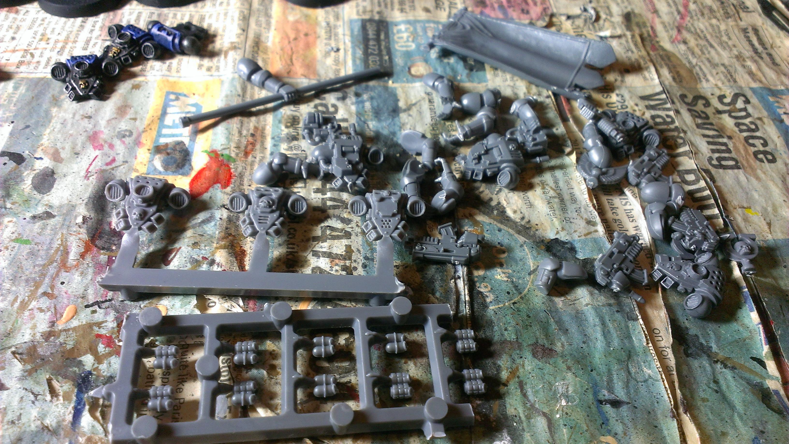 Space Marines, Ultramarines, Work In Progress