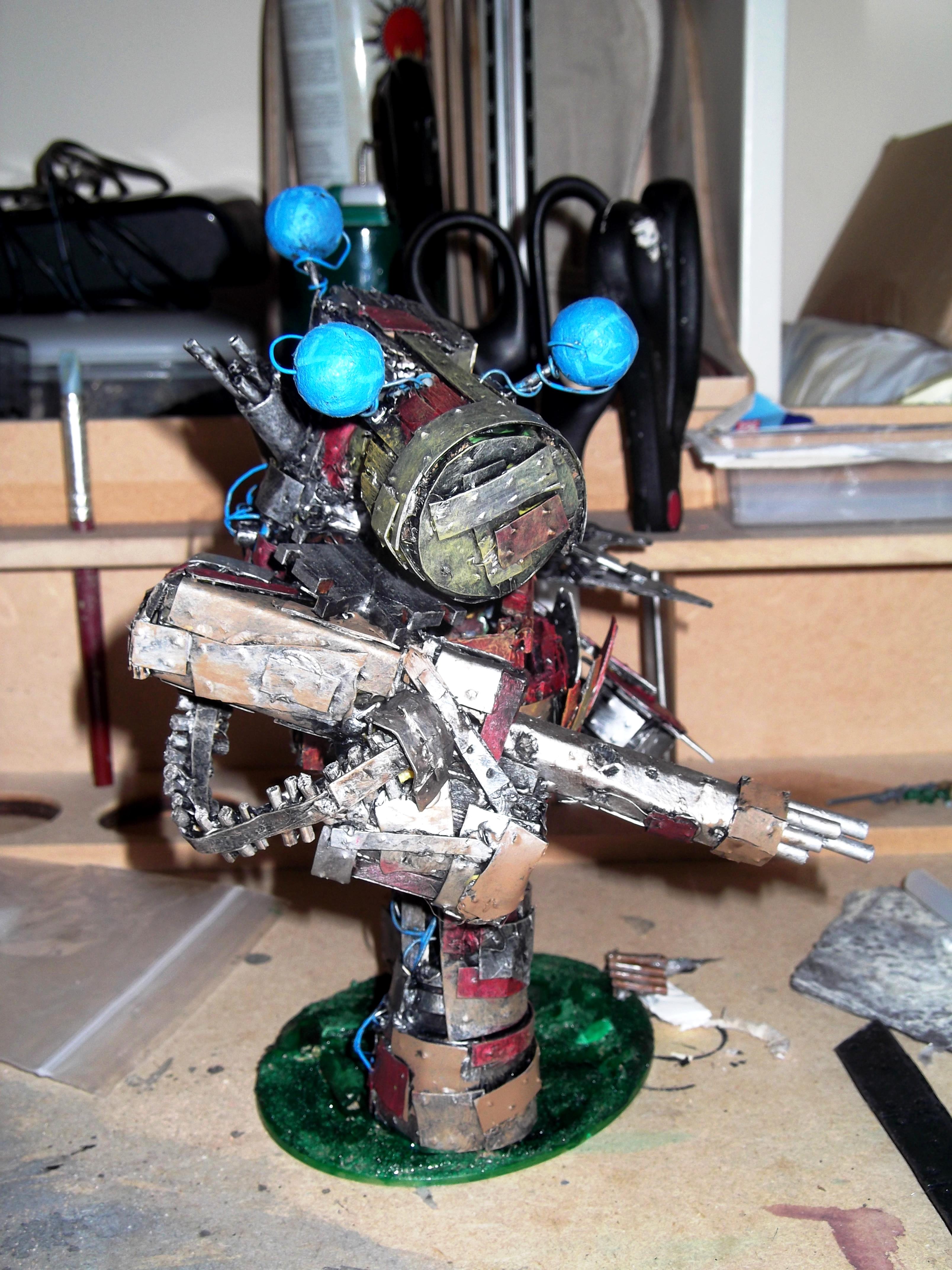 Evil Sunz, Looted, Mega Dread. Deff Dread, Meka Dread, Orks, Painted, Scratch Build, Wagon, Warhammer 40,000