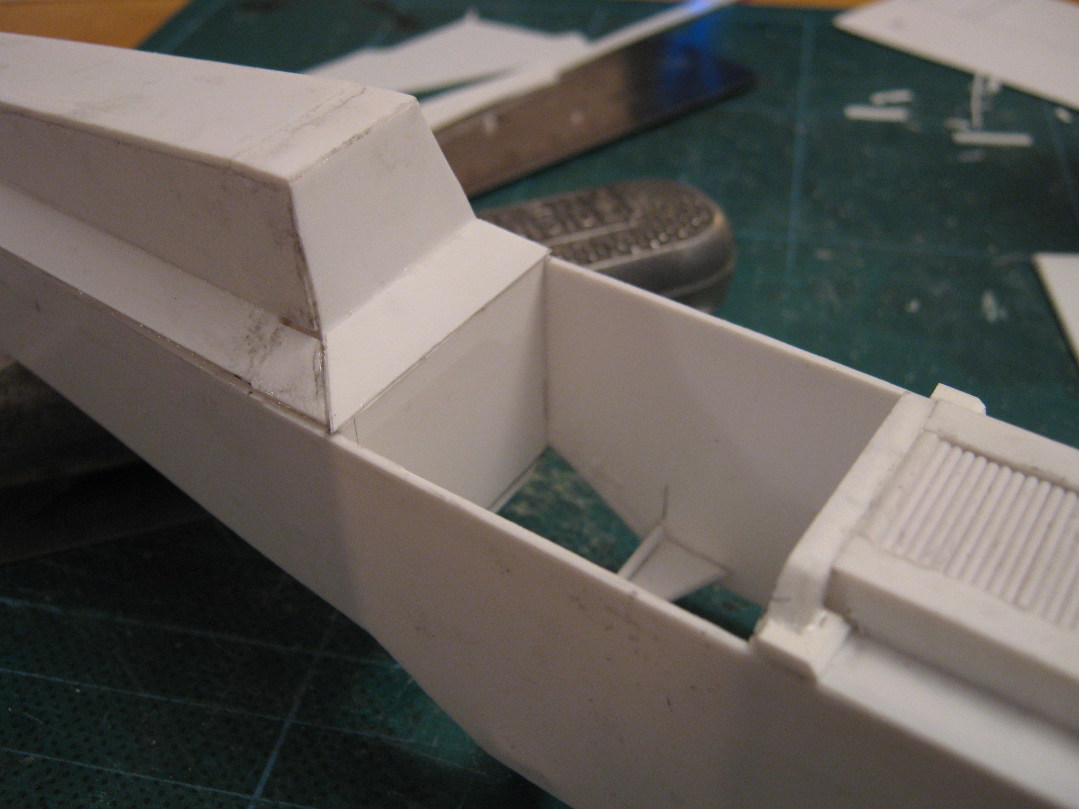 Plasticard, Scratch Build, Thunderbolt, Work In Progress