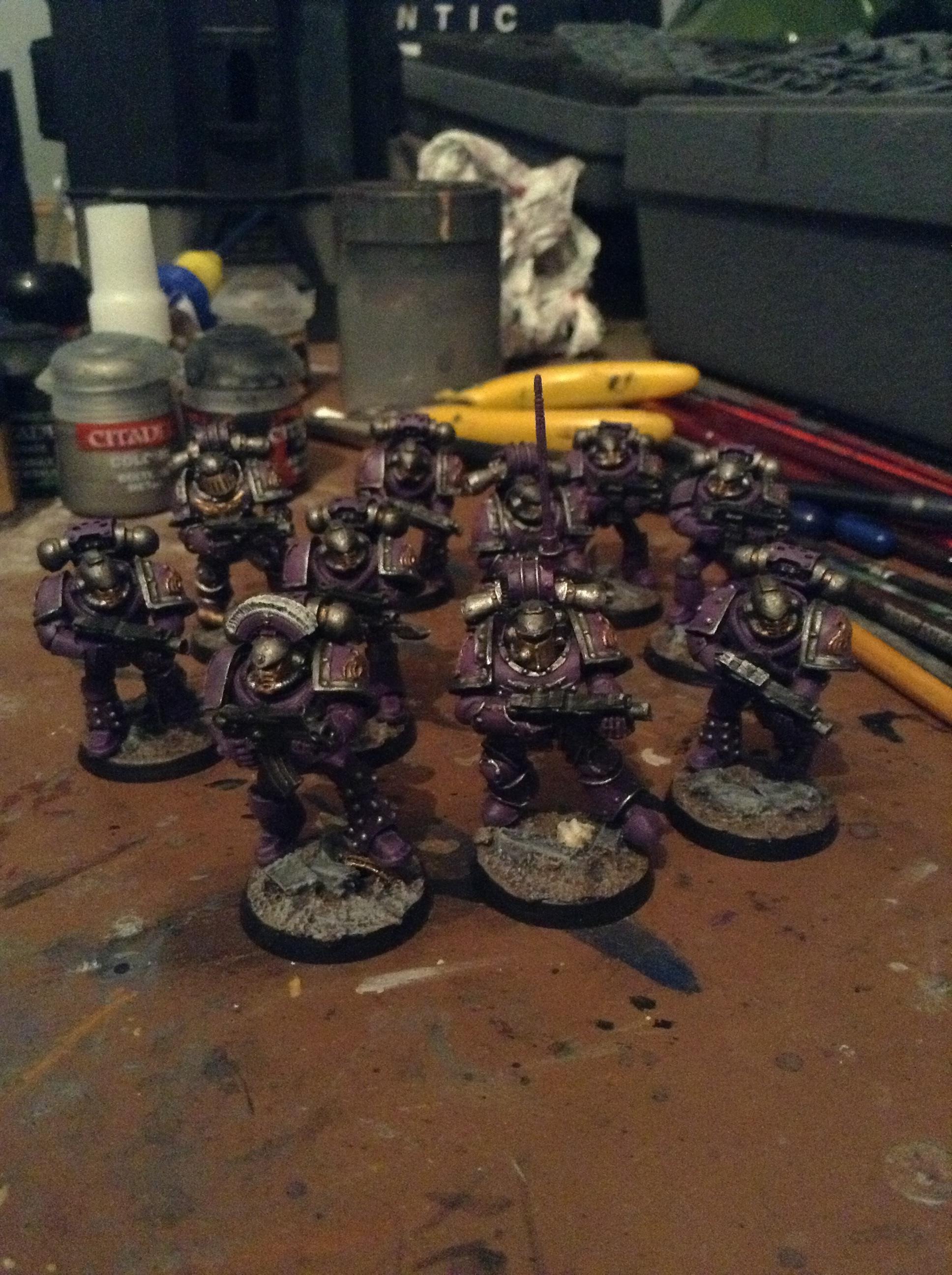  Emperors children tactical squad finished