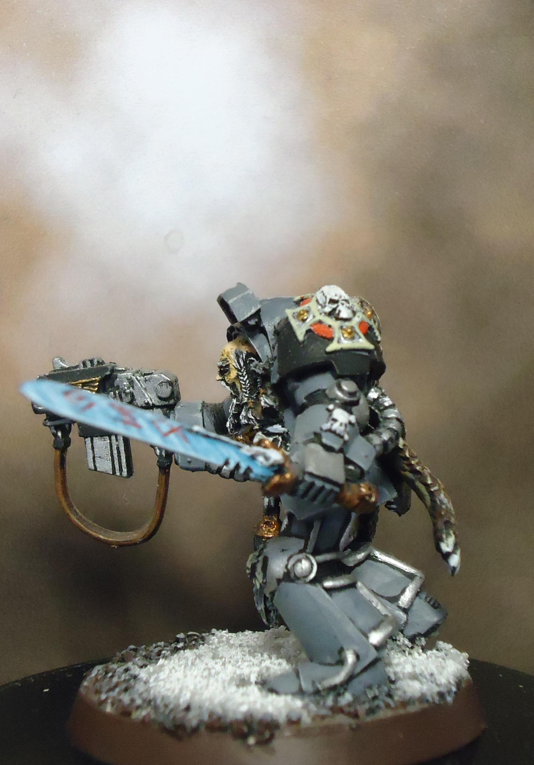 Conversion, Frost Blade, Space Marines, Space Wolves, Terminator Armor, Wolf Lord