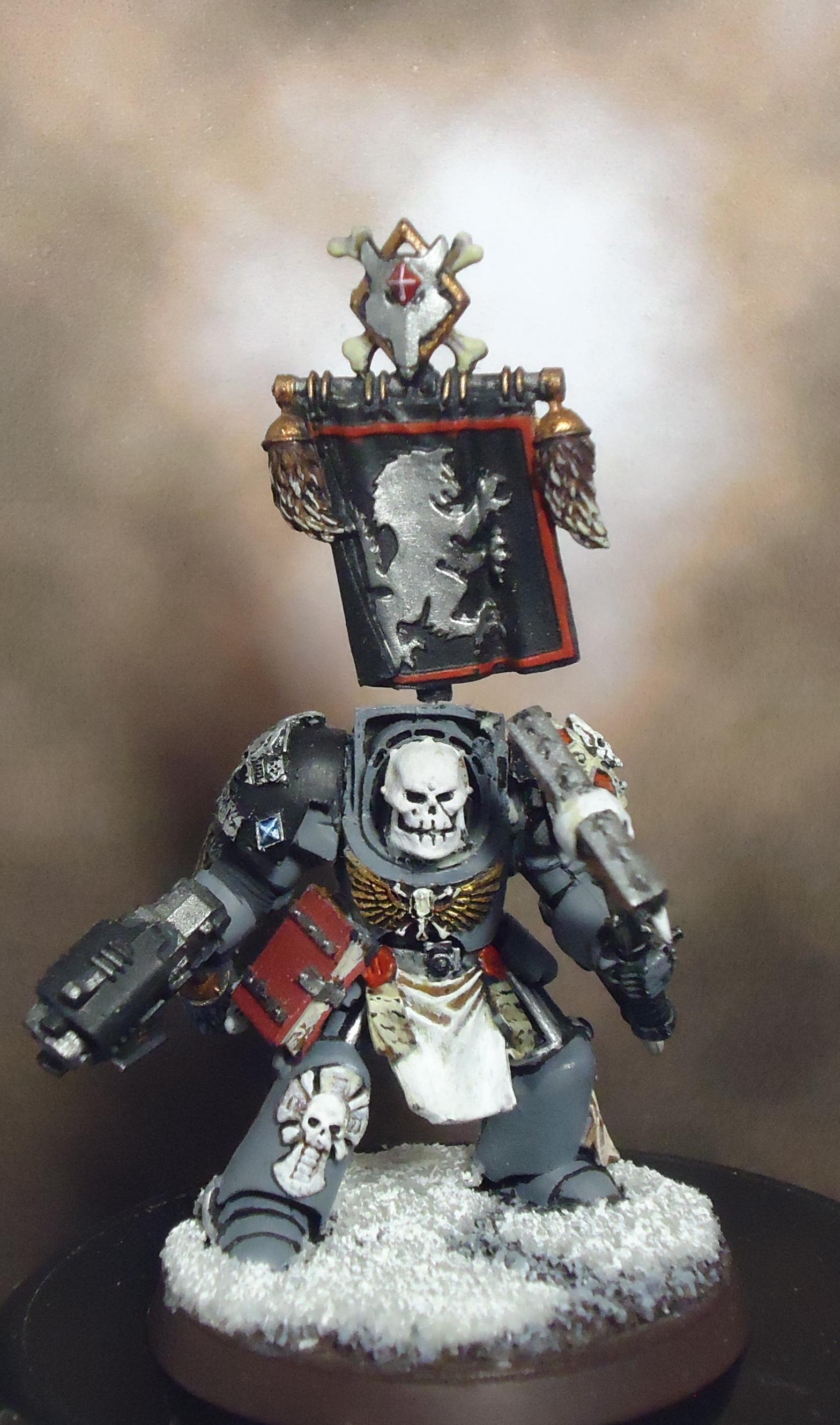 Conversion, Space Marines, Space Wolves, Terminator Armor, Wolf Priest