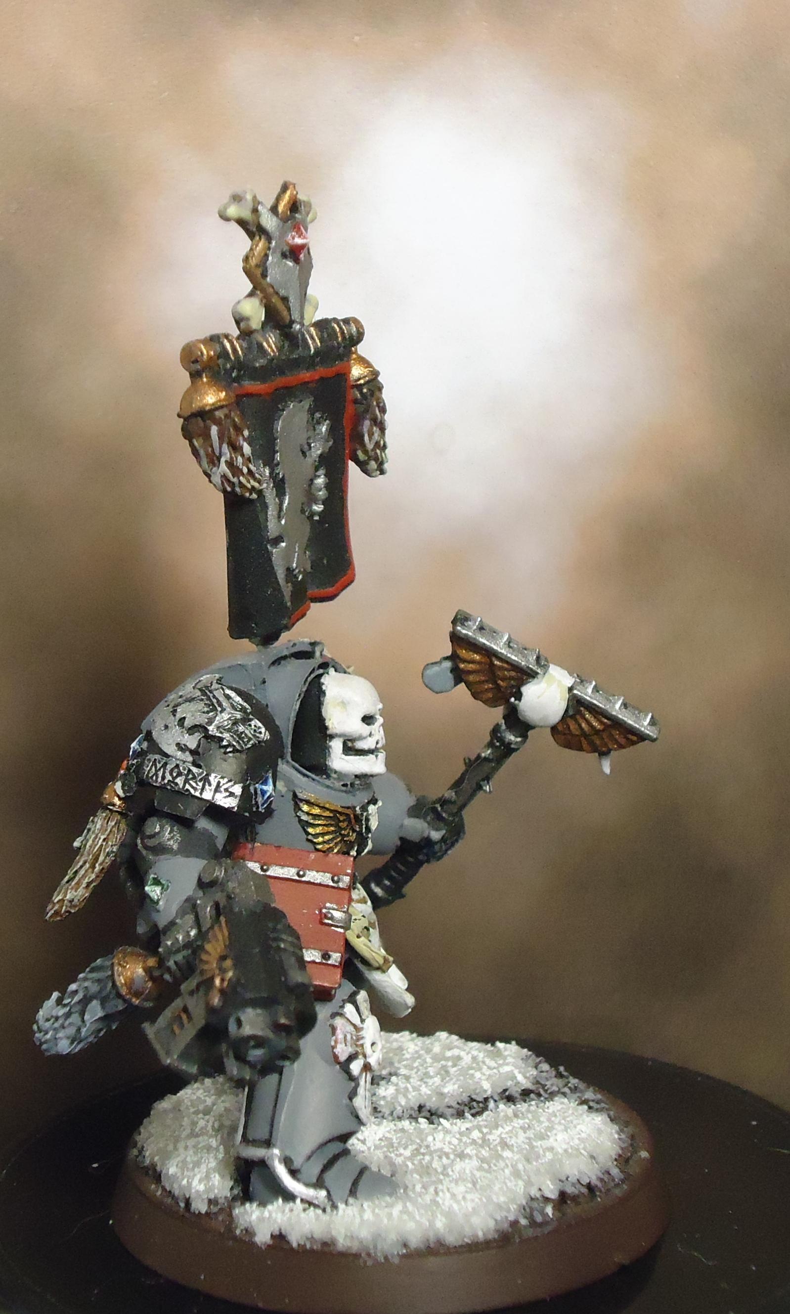 Conversion, Space Marines, Space Wolves, Terminator Armor, Wolf Priest