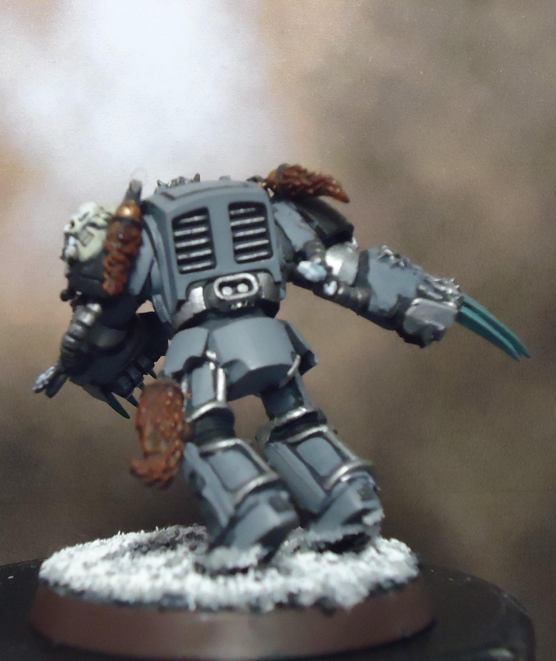 Space Marines, Space Wolves, Terminator Armor, Wolf Claws, Wolf Guard