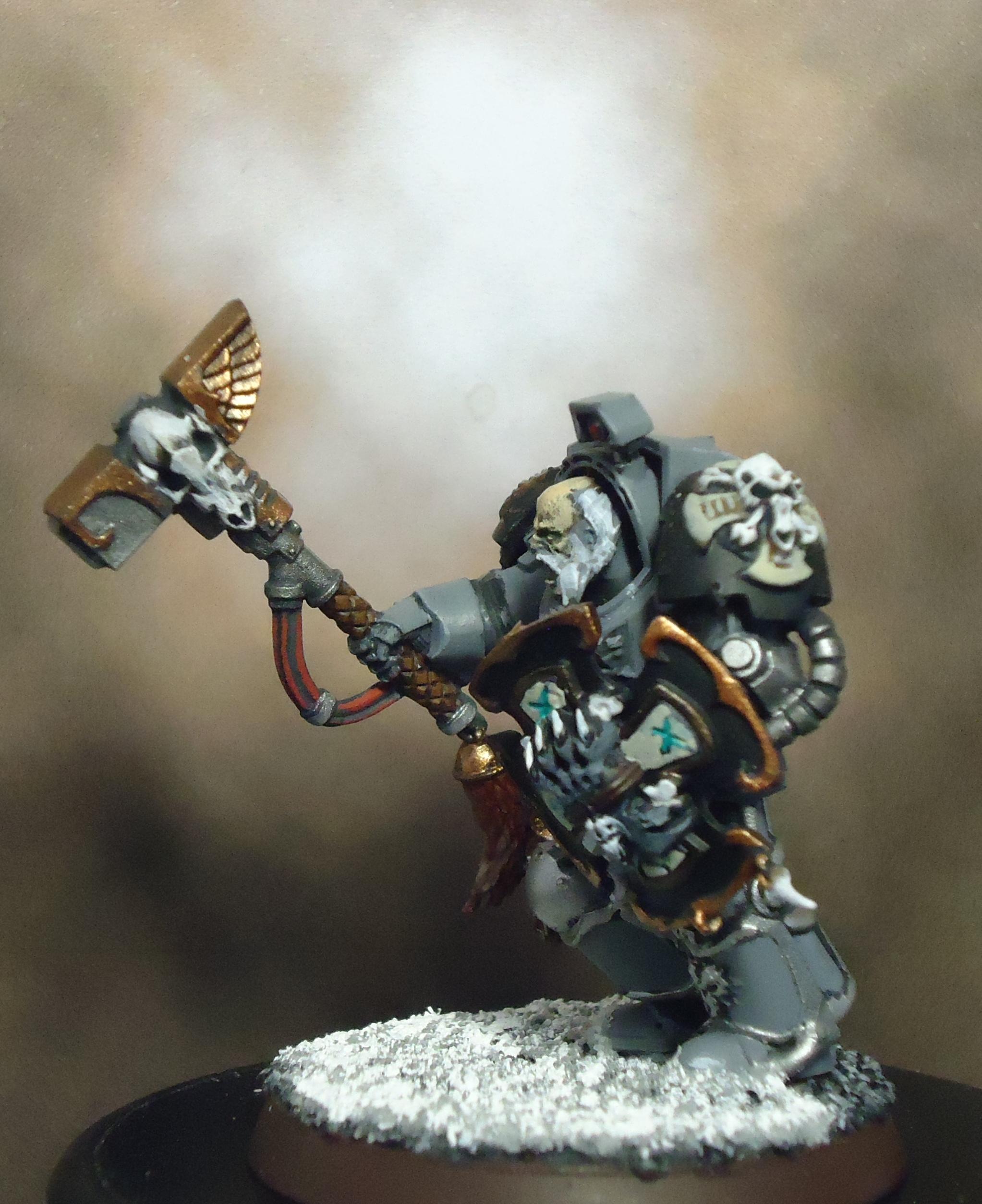 Space Marines, Space Wolves, Storm Shield, Terminator Armor, Thunder Hammer, Wolf Guard