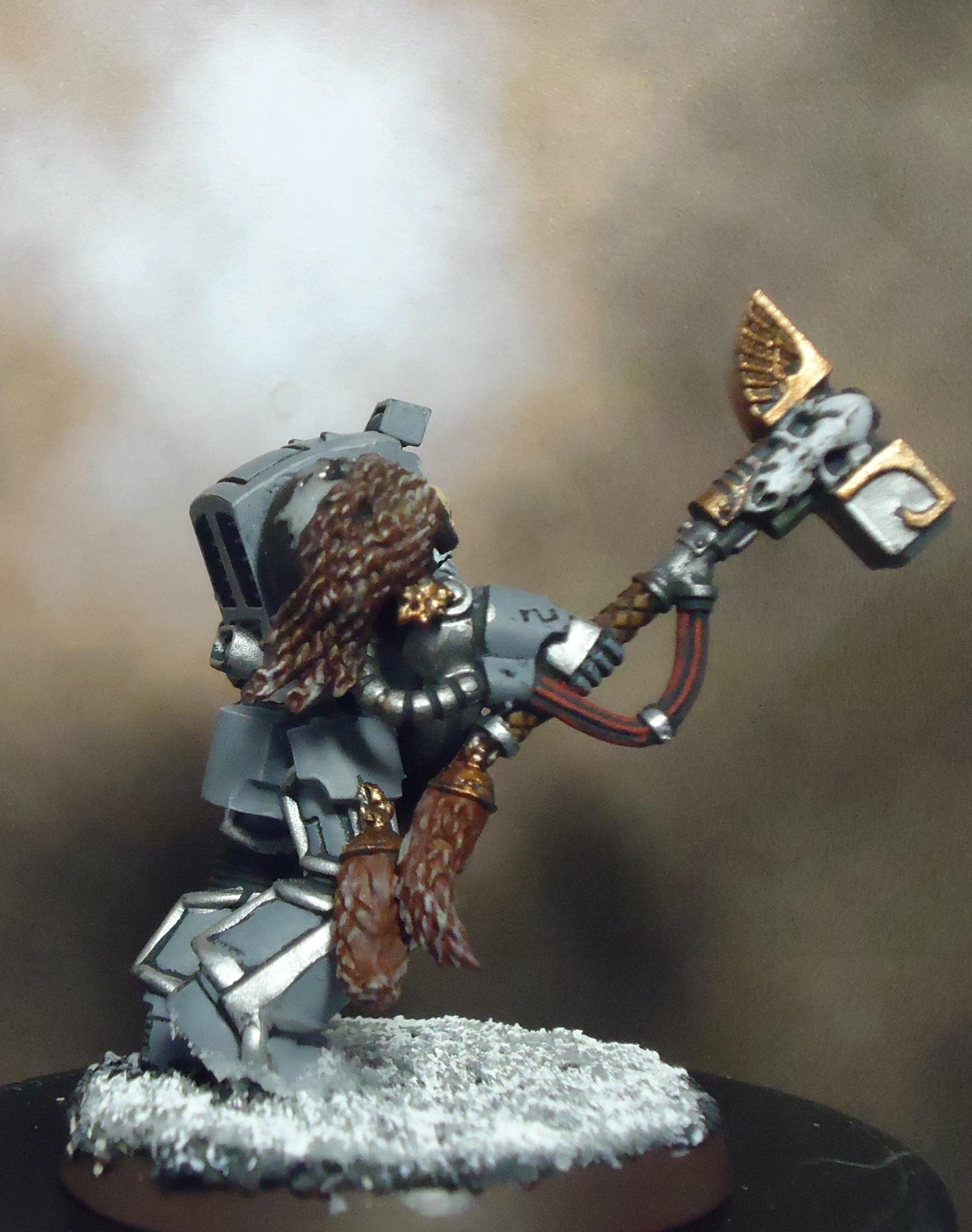 Space Marines, Space Wolves, Storm Shield, Terminator Armor, Thunder Hammer, Wolf Guard
