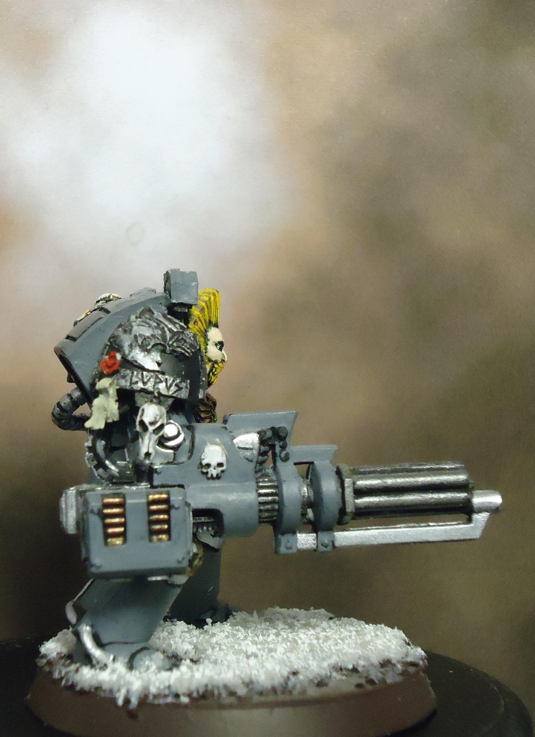 Assault Cannon, Space Marines, Space Wolves, Terminator Armor, Wolf Guard